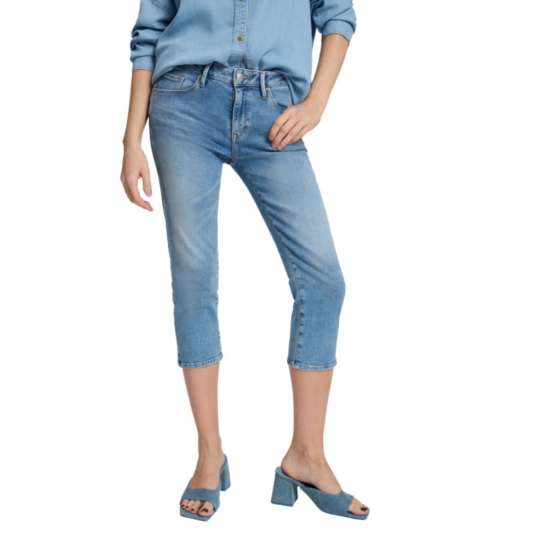 CROSS JEANS® 7/8-Caprijeans Amber A548-026 Light Mid Blue 5-Pocket Style