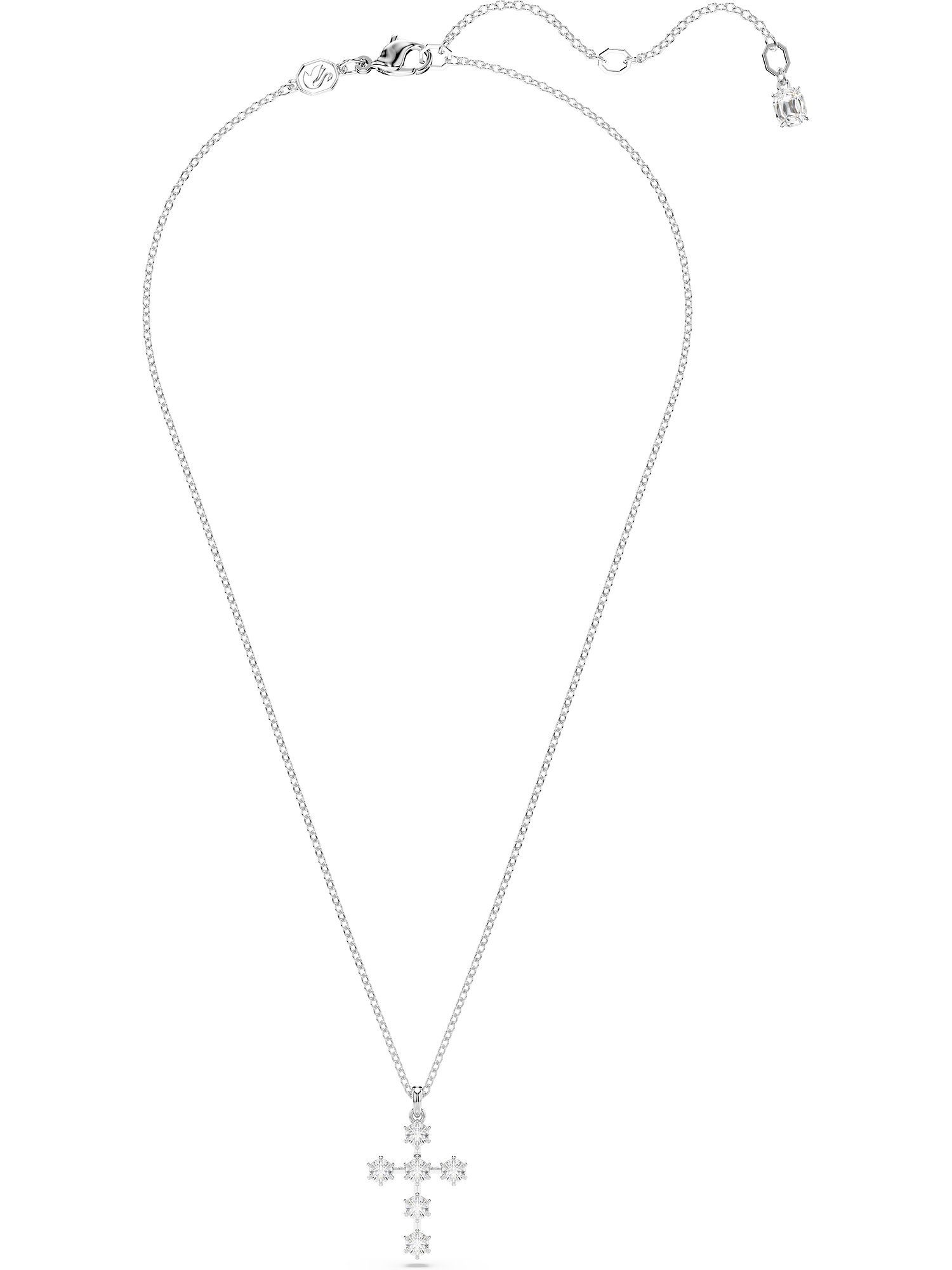 Collier Swarovski Damen-Kette Metall Swarovski-Kristall