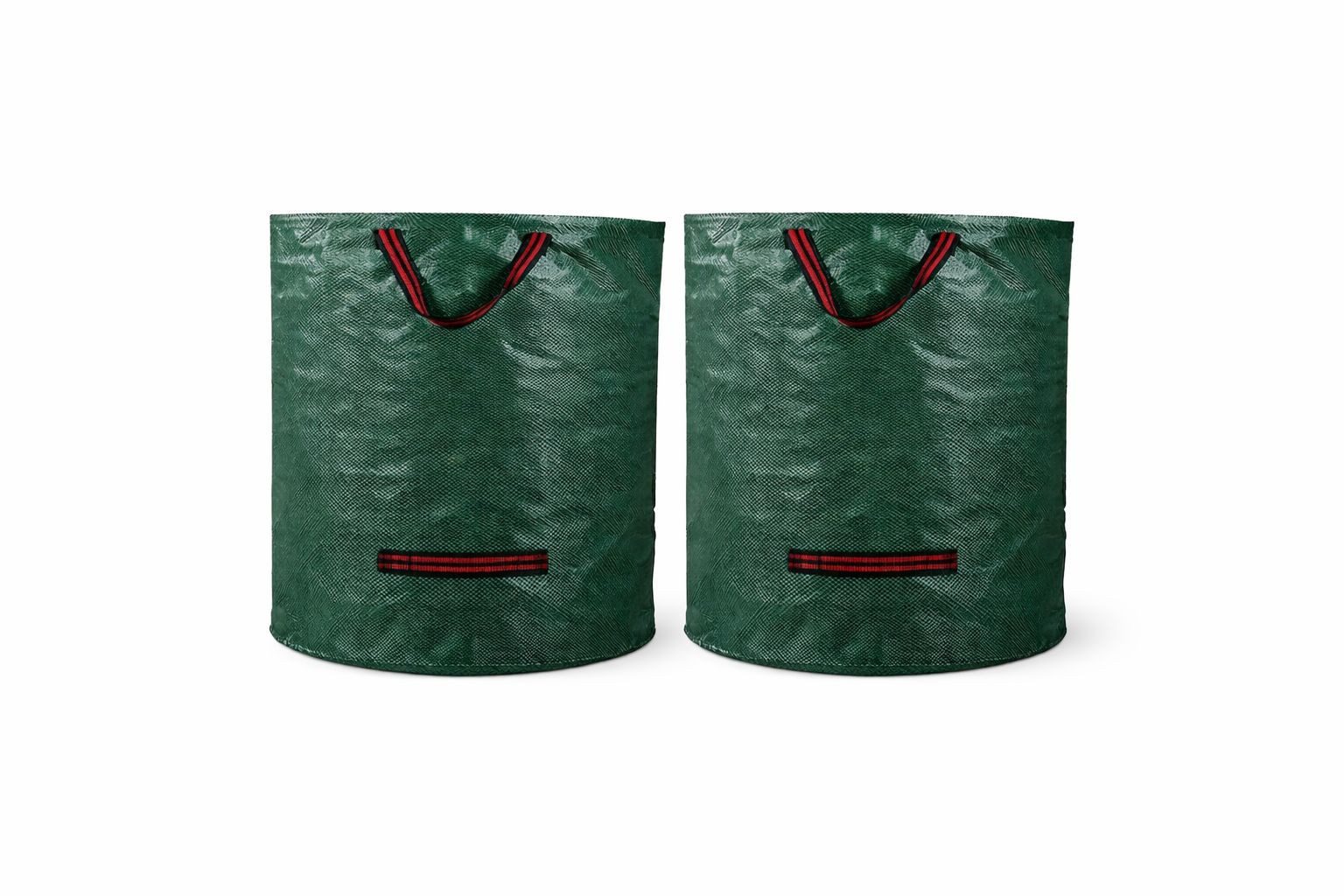 GARTENWÄCHTER Gartensack Gartenabfallsack - GARTENWÄCHTER - PP 150 g/m² m - ca. 272 l, für Hobbygärtner, Gartenprofis, 272 l, (2-tlg), Wiederverwendbar, faltbar, selbststehend, Tragegriffe