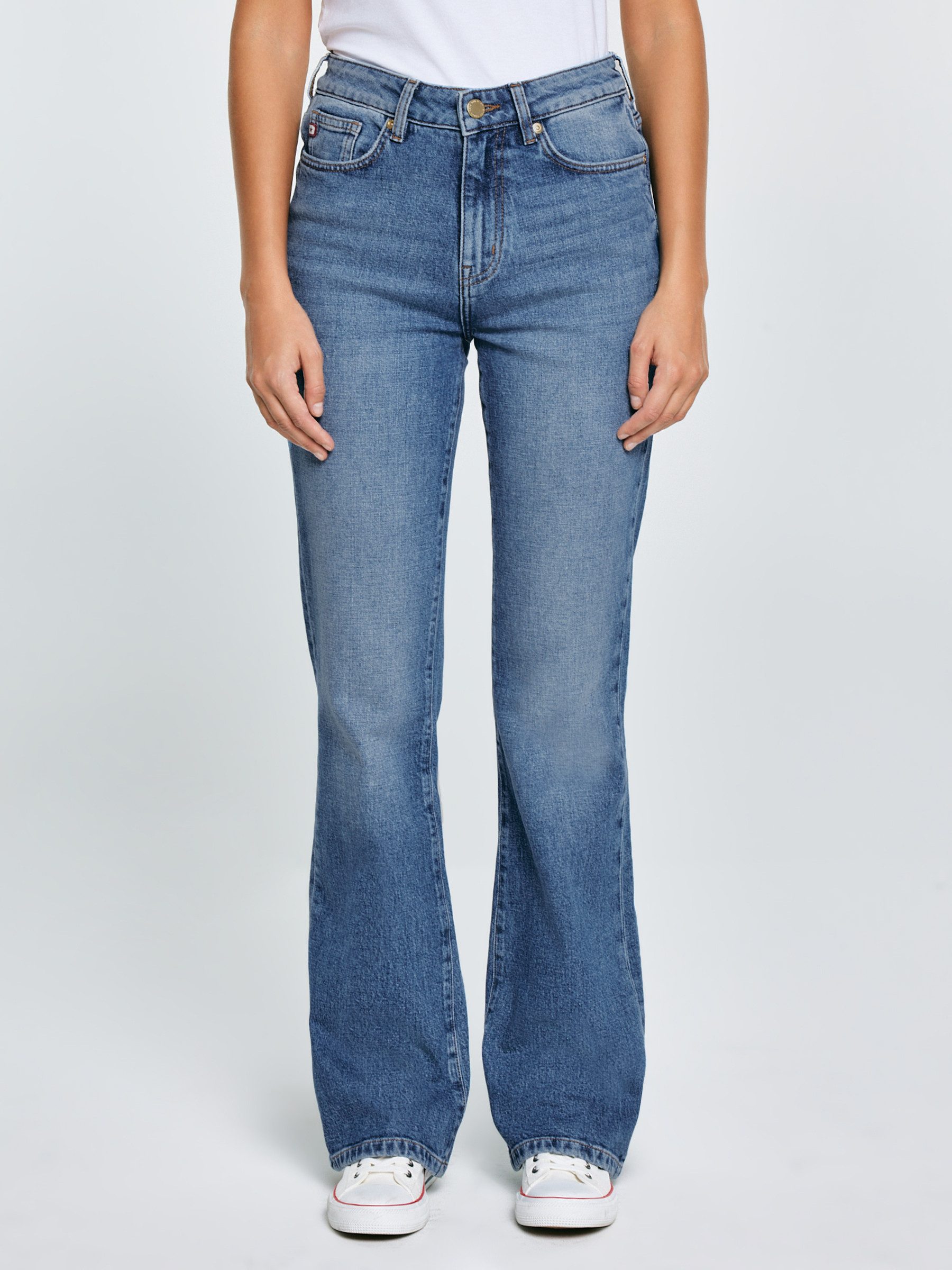 BIG STAR Bootcut-Jeans CHIARA hohe Leibhöhe günstig online kaufen
