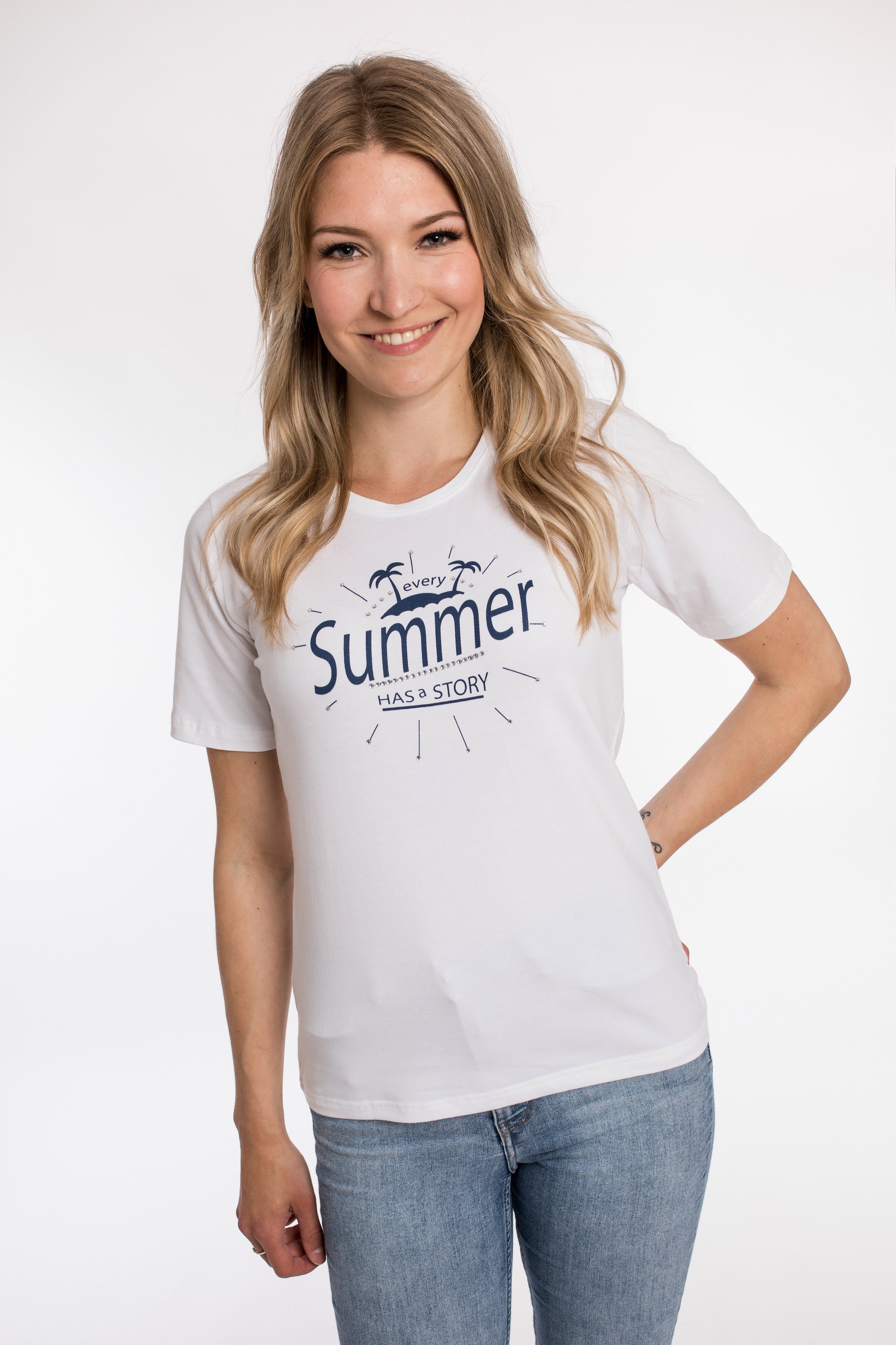 DEPROC Active T-Shirt NAKINA PRINT SUMMER WOMEN Modischer Sommer Print