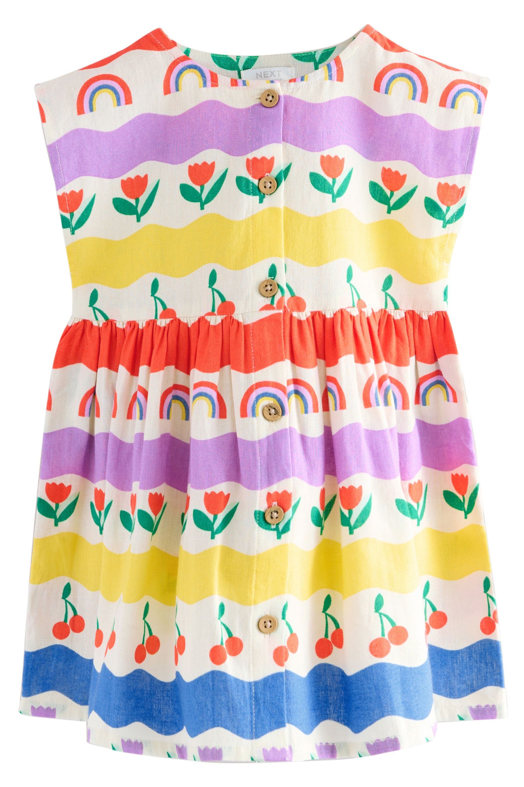 Next Sommerkleid Geknöpftes Kleid aus 100 % günstig online kaufen