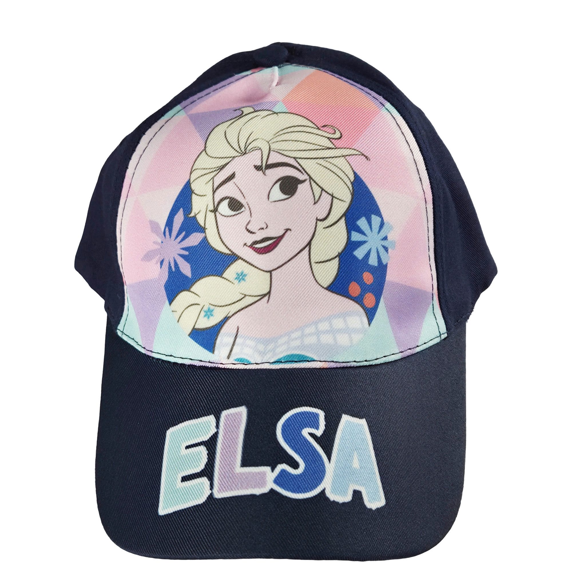 Disney Baseball Cap Disney Die Eiskönigin Elsa Kinder Mädchen Basecap Baseball Kappe Gr. 52 bis 54