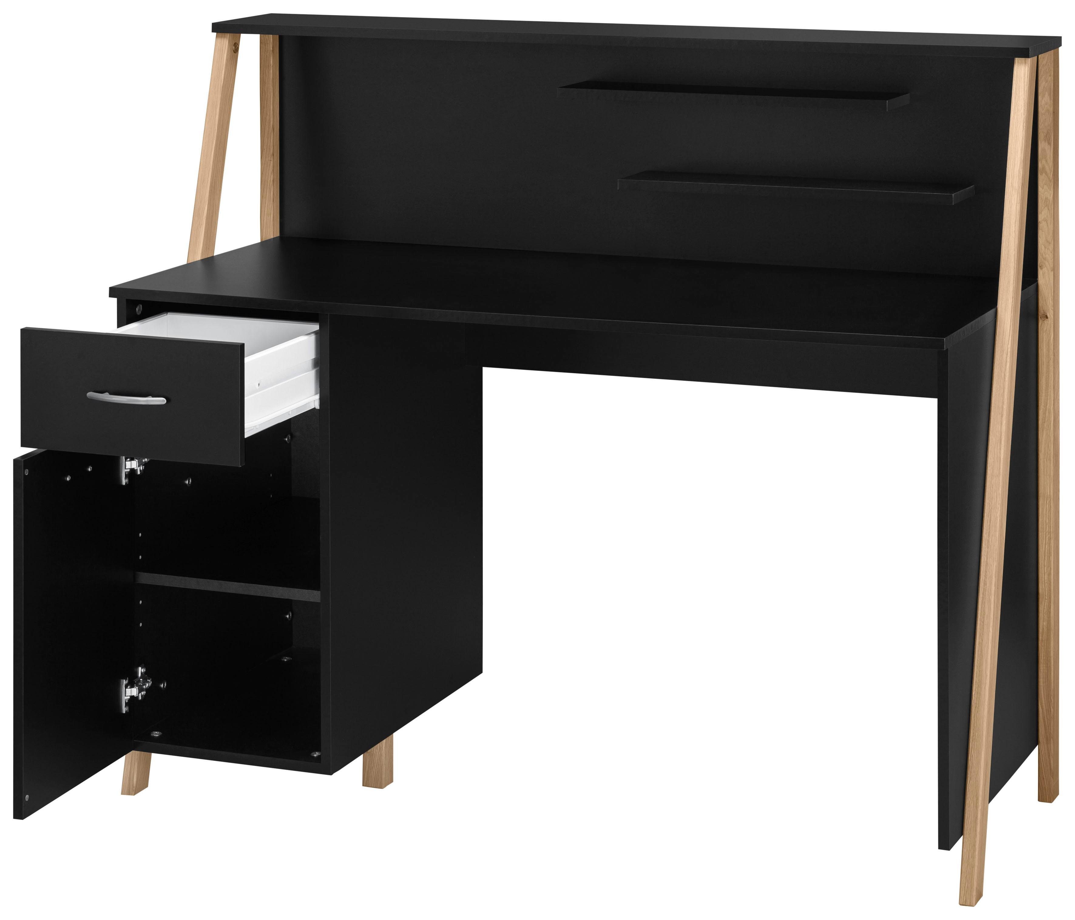 schwarz Schreibtisch VOGL Möbelfabrik Dave