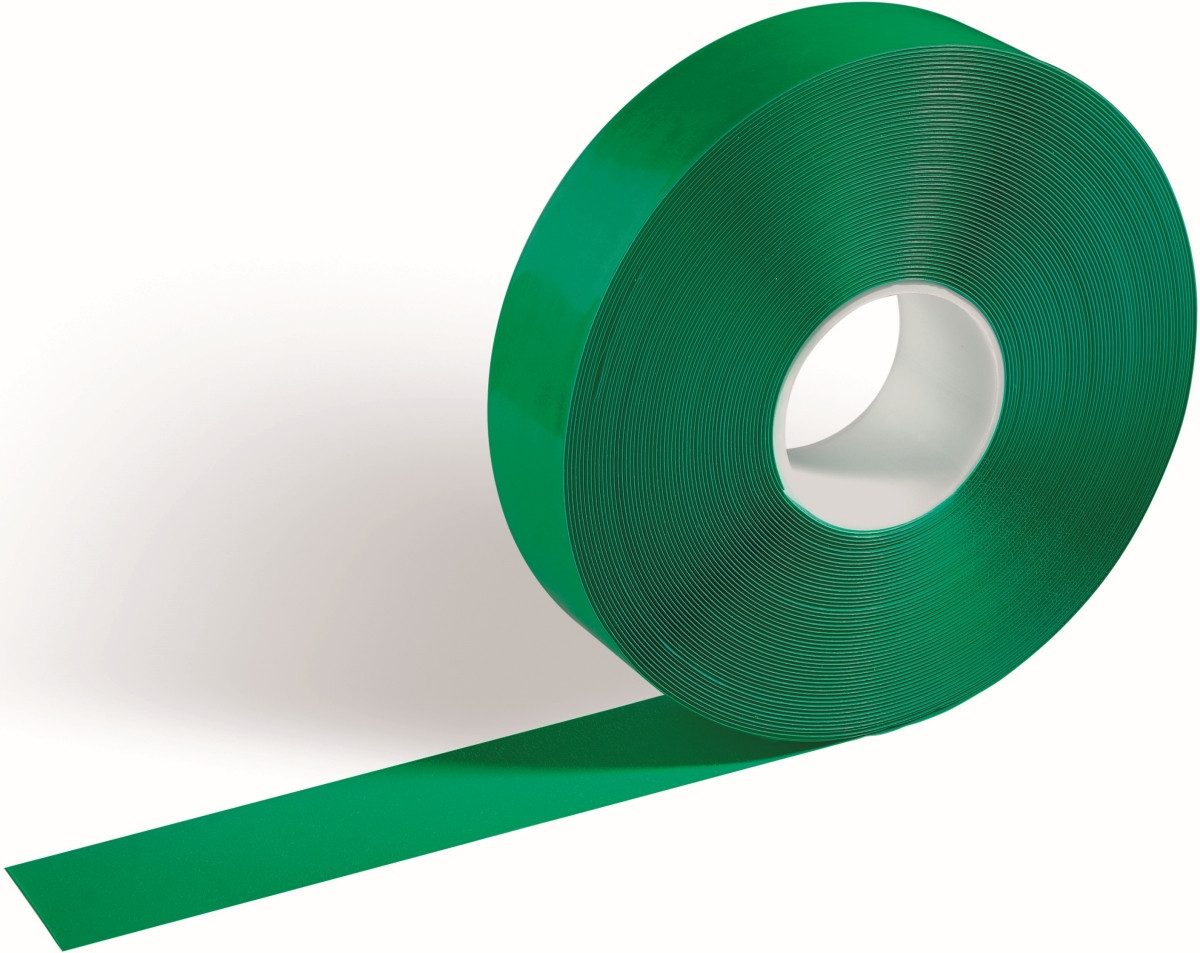 Kettenschloss Bodenmarkierungsband Duraline Strong 50mm x 30m signalgrün.