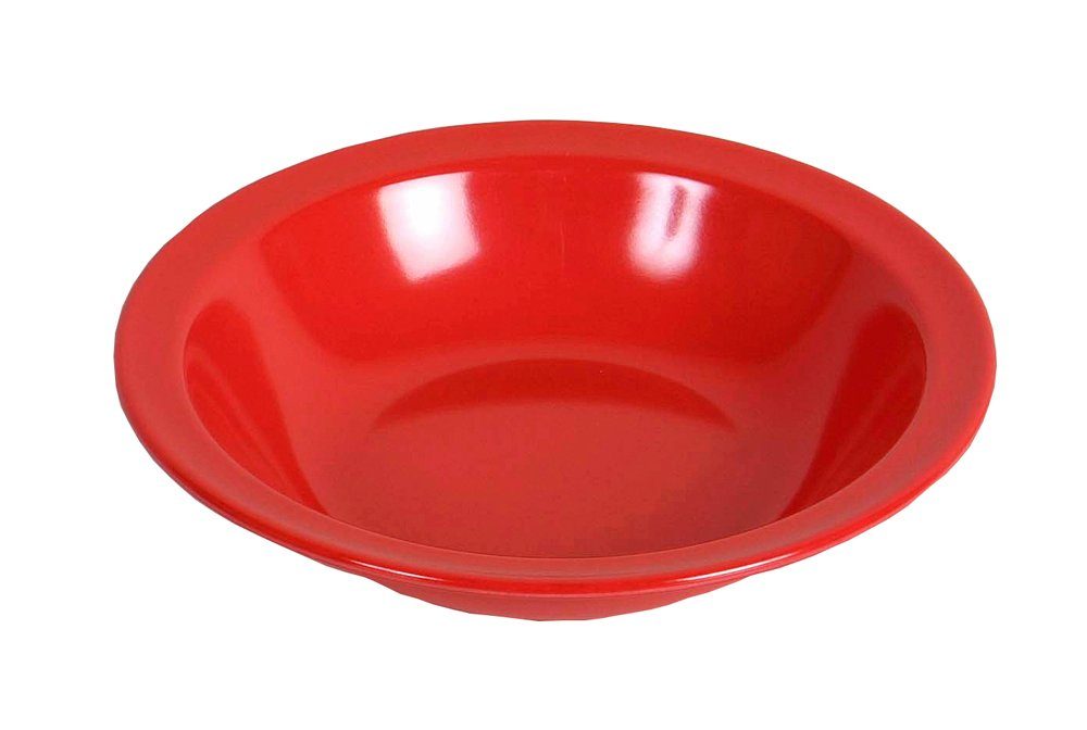WACA Suppenteller, Waca Melamin Suppenteller tief- 20,5 cm Ø - rot