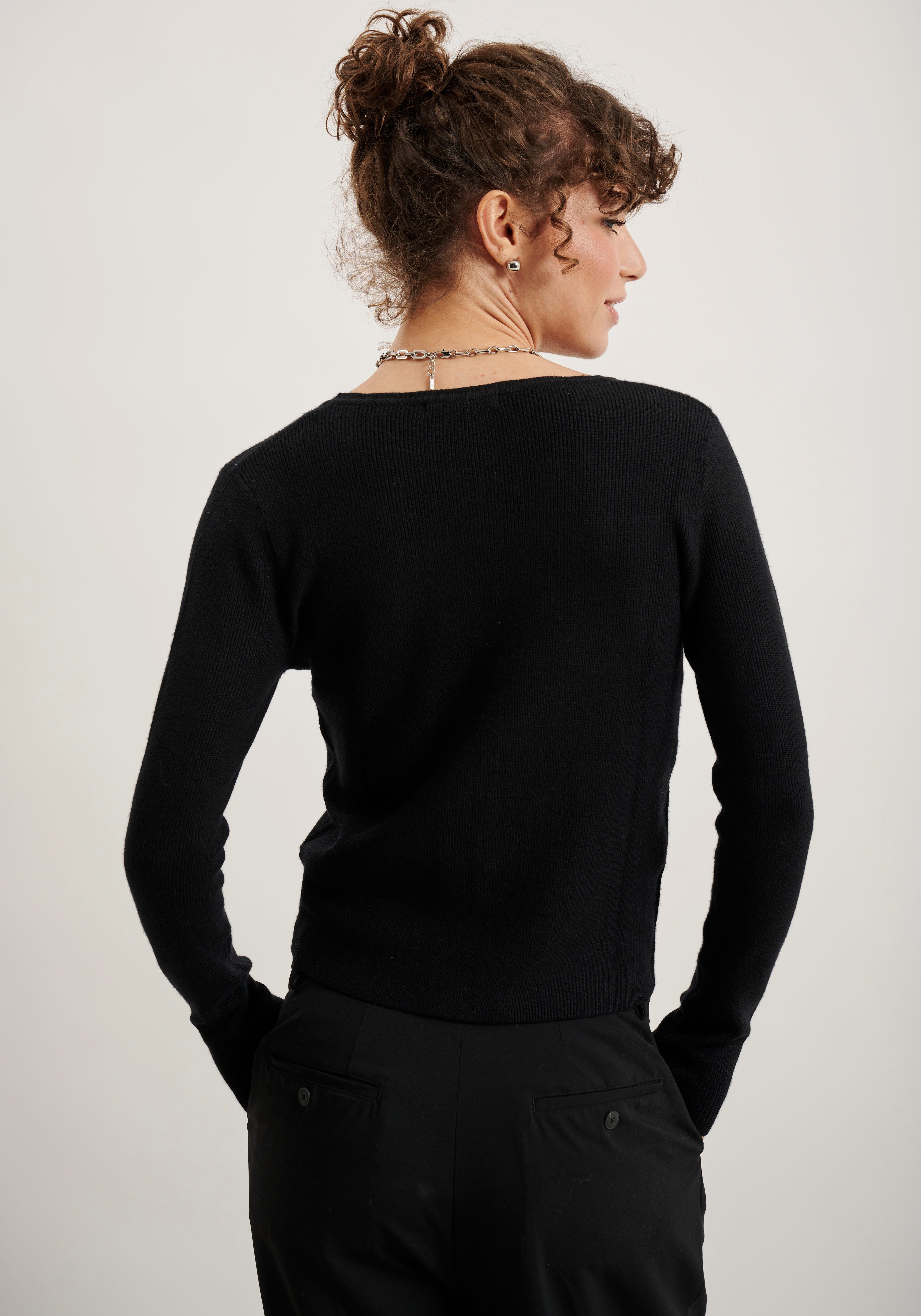 HaILY’S Strickjacke LS V CD Na44tasha aus Rippstrick günstig online kaufen