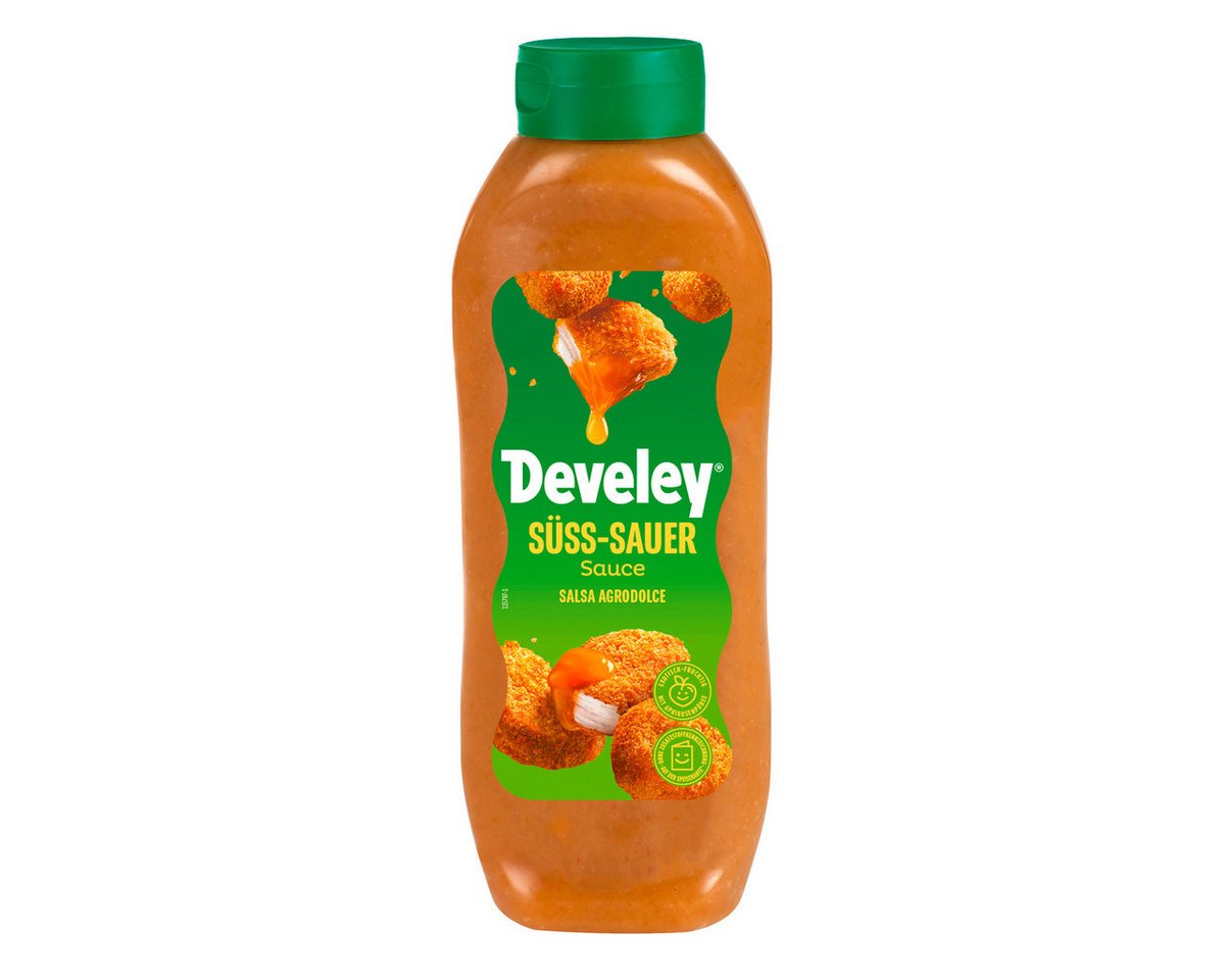 Develey Saucen, Develey Suess Sauer Sauce fruchtig mild fein servieren 875ml