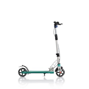 Byox Cityroller Kinderroller Cool klappbar, PU-Räder Klingel Handbremse LED-Licht ABEC-11