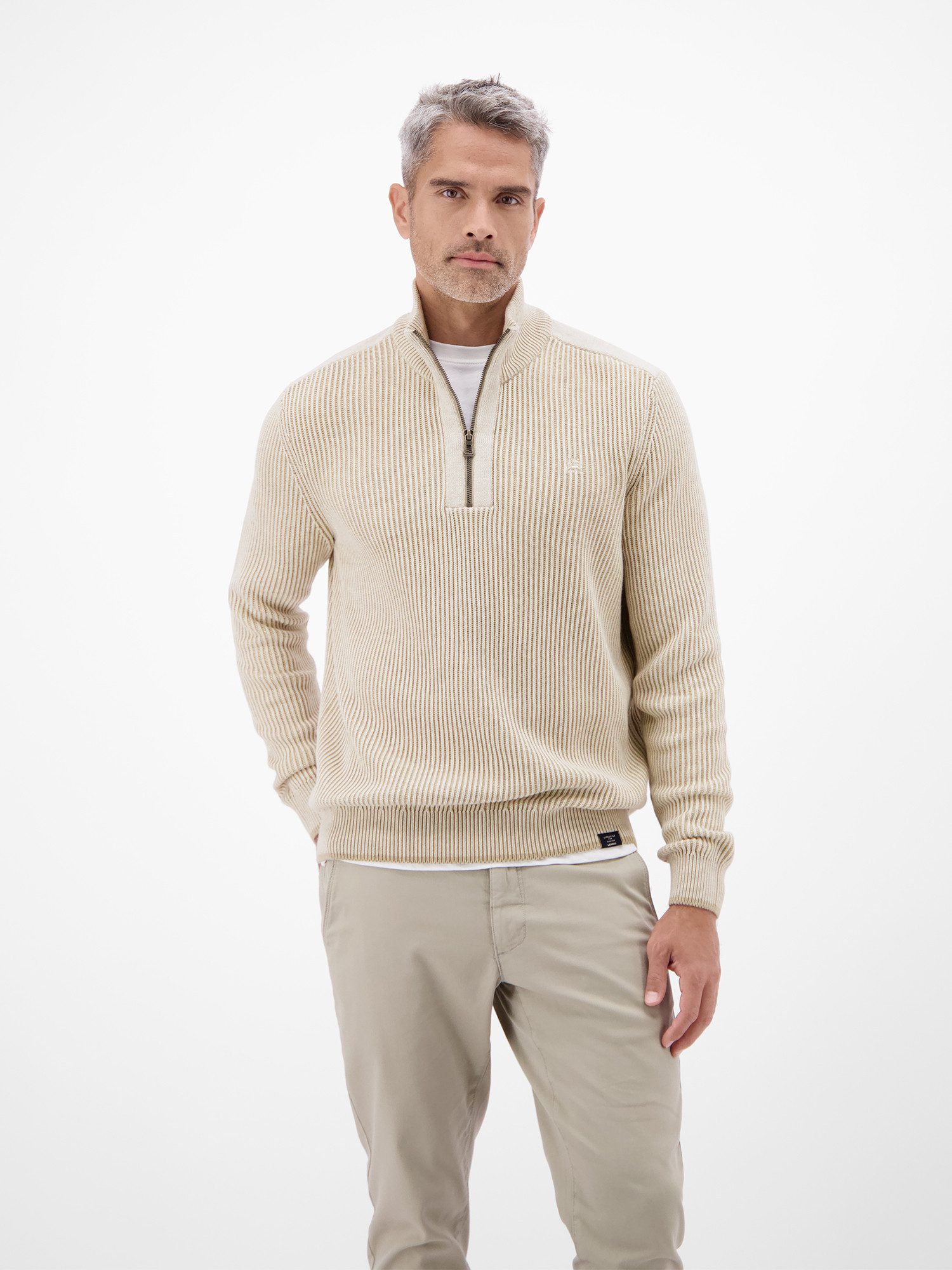 LERROS Strickpullover Herren Troyer - casual, modisch und bequem günstig online kaufen