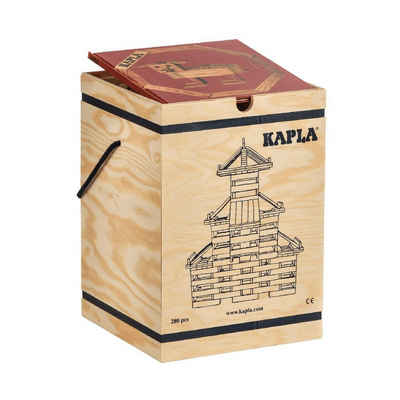 KAPLA® Spielbausteine Holzbausteine 280er Box naturbelassene Holzplättchen