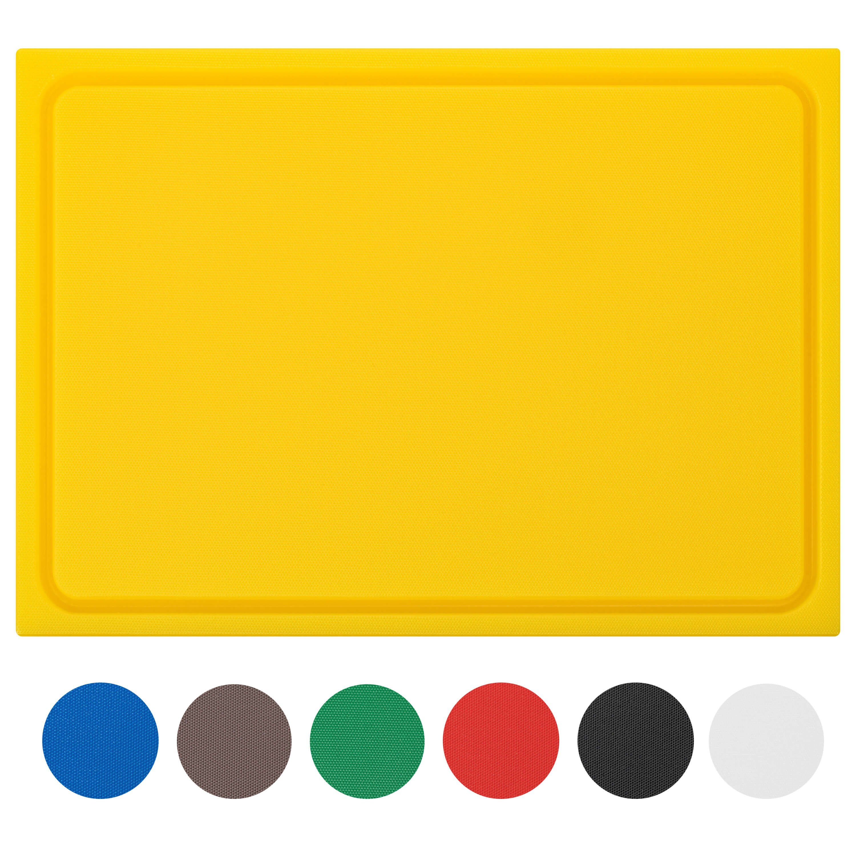 Morleos Schneidebrett Schneidebrett mit Saftrille aus HDPE 500 Kunststoff, Kunststoff, (1-St., Schneidebrett), HDPE500 Kunststoffbrett, mit Saftrille, extra dick