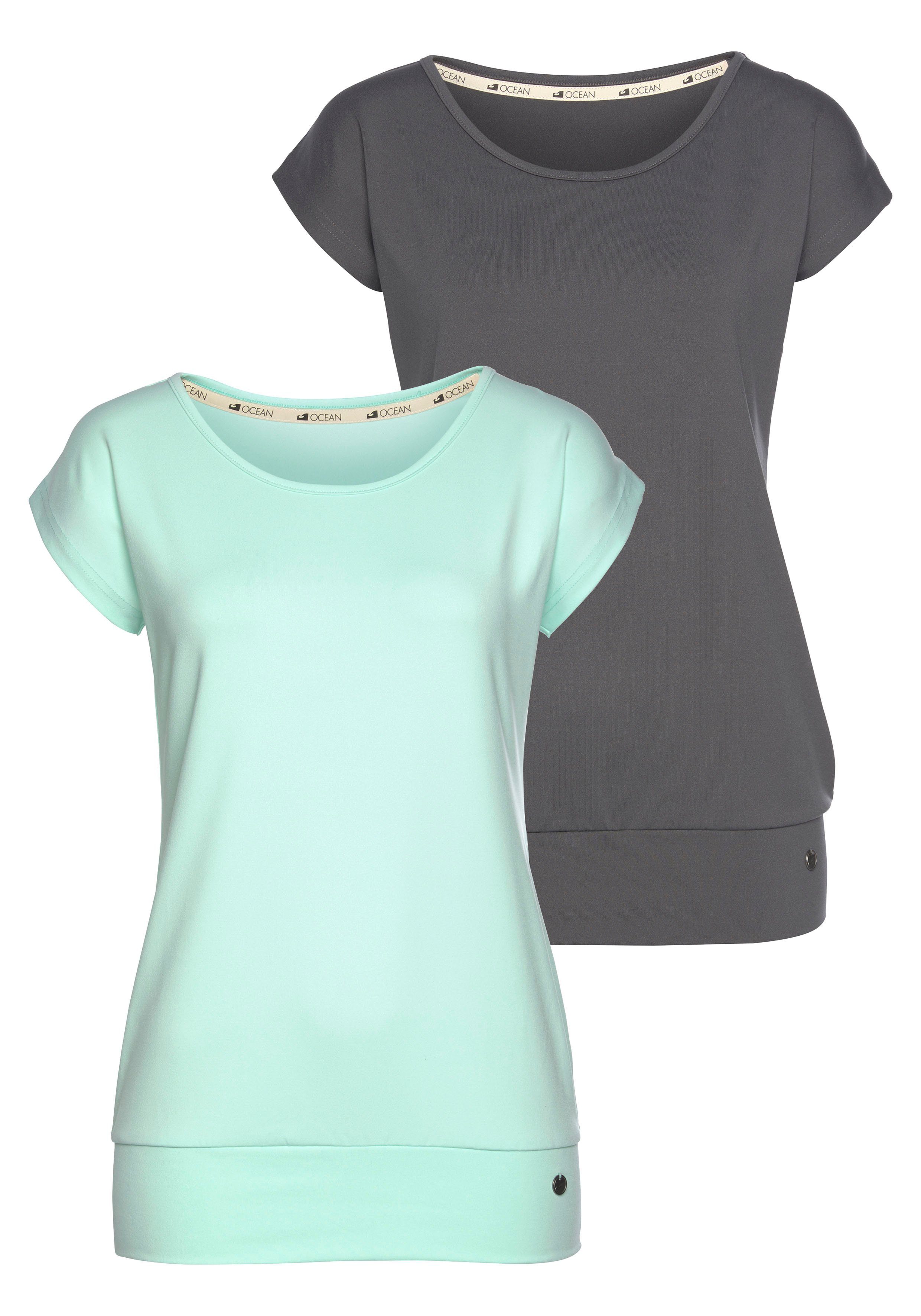Ocean Sportswear Yoga & Relax Shirt Soulwear - Essentials Yoga Shirts (Packung, 2er-Pack)