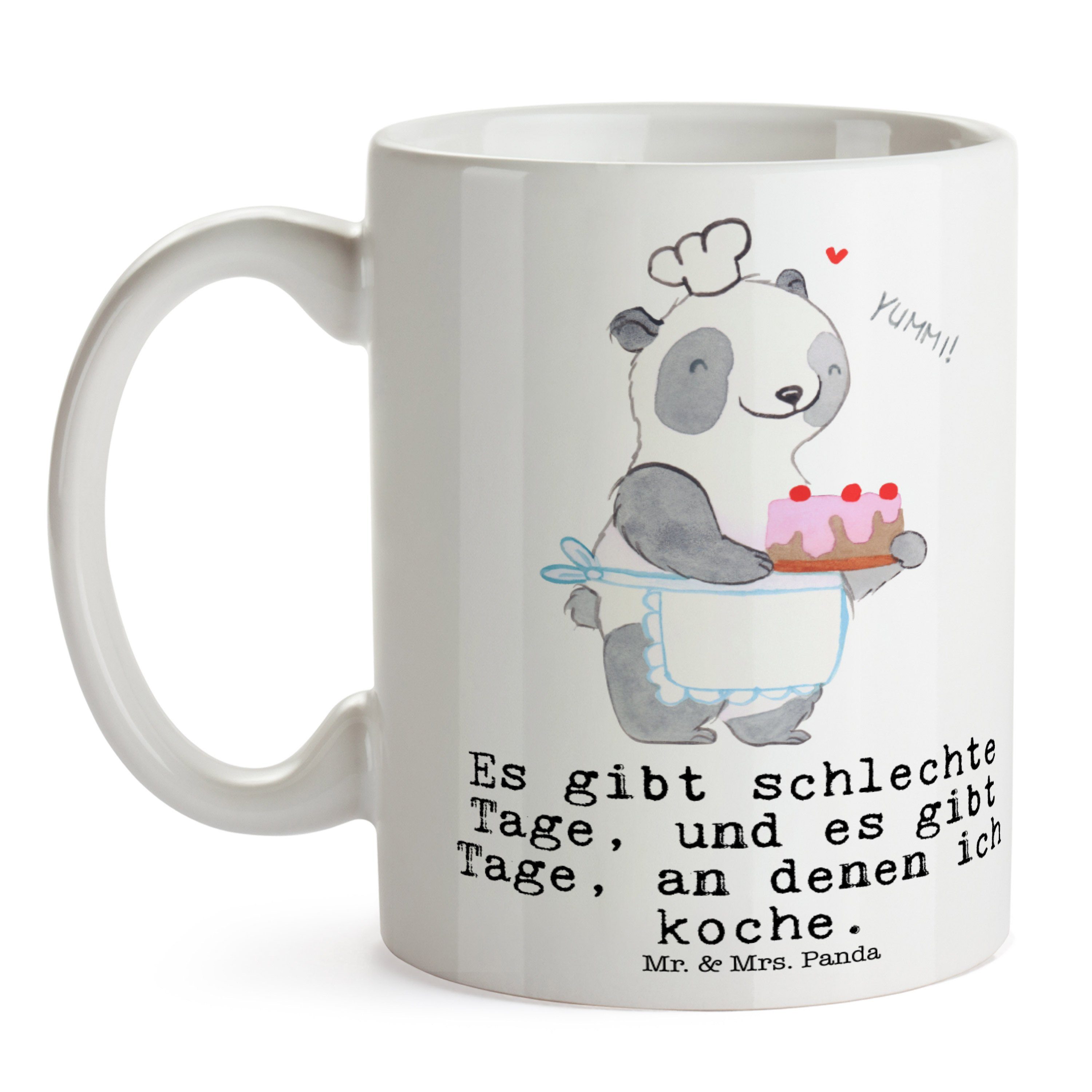 Tasse K, Gewinn, Kochen Keramik Teebecher, - - Geschenk, Mr. Mrs. Tage Tasse Motive, Weiß Panda & Bär