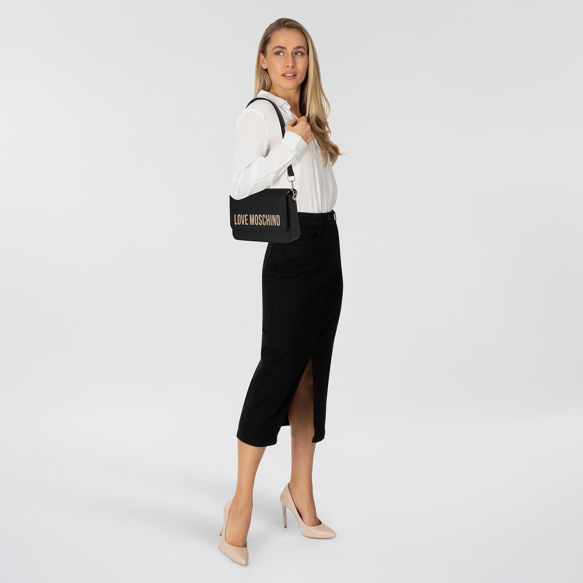 LOVE MOSCHINO Schultertasche Bold Love, Kunstleder günstig online kaufen