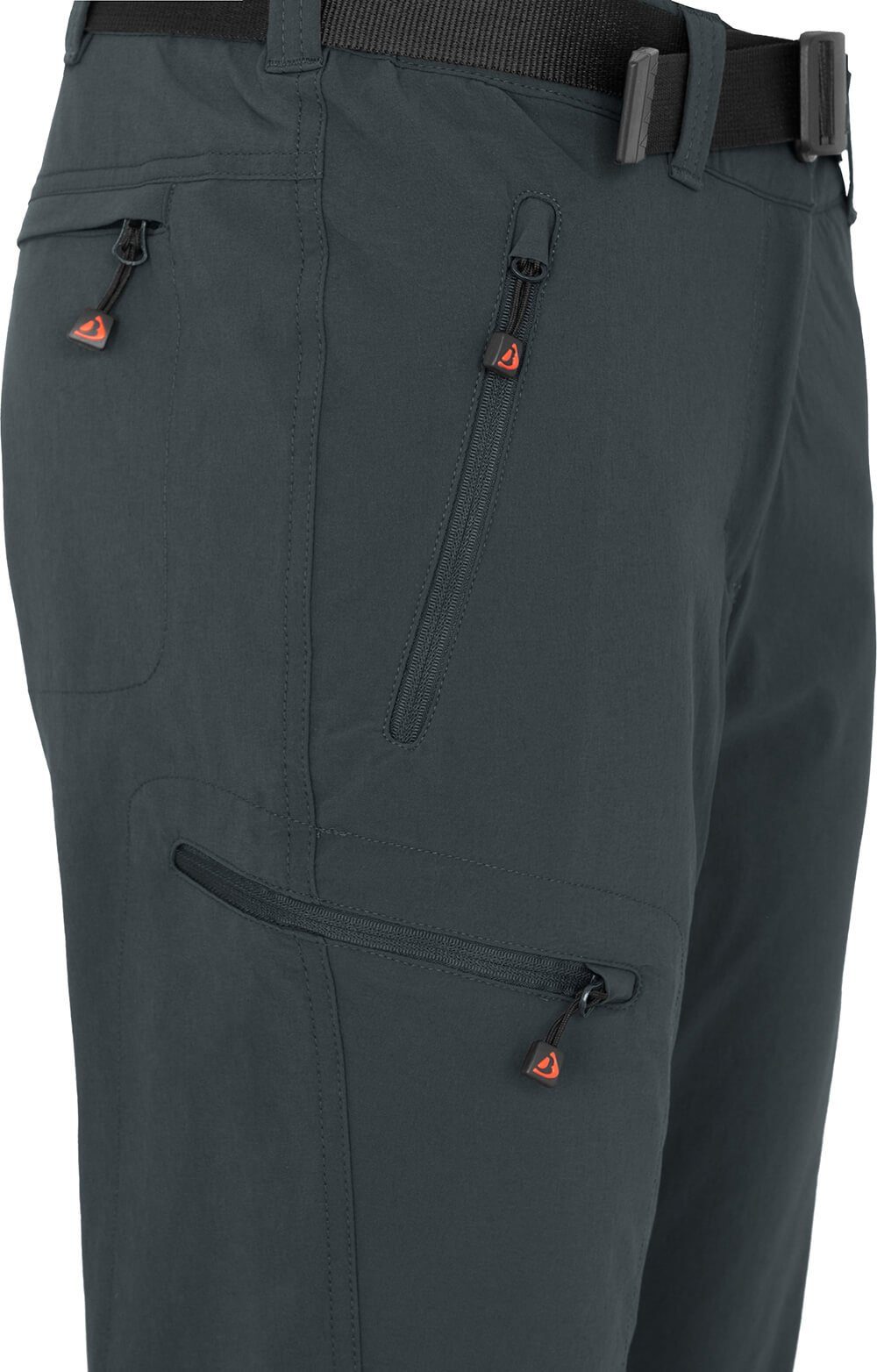 Bergson Outdoorhose TERRA (slim) Damen Winter-Wanderhose, warm gefüttert, elastisch, Normalgrößen, dun