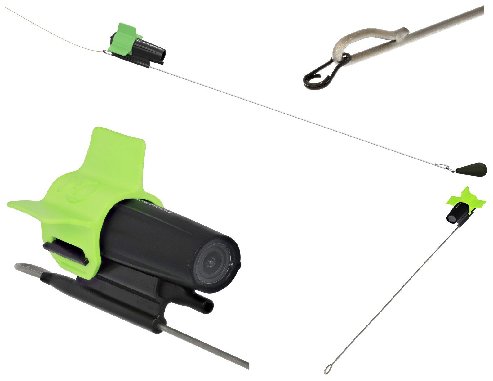 Westin Fishing Vorfachschnur Feature Finding Kit - für Explore Cam Kamera - Angeln, (3-St)
