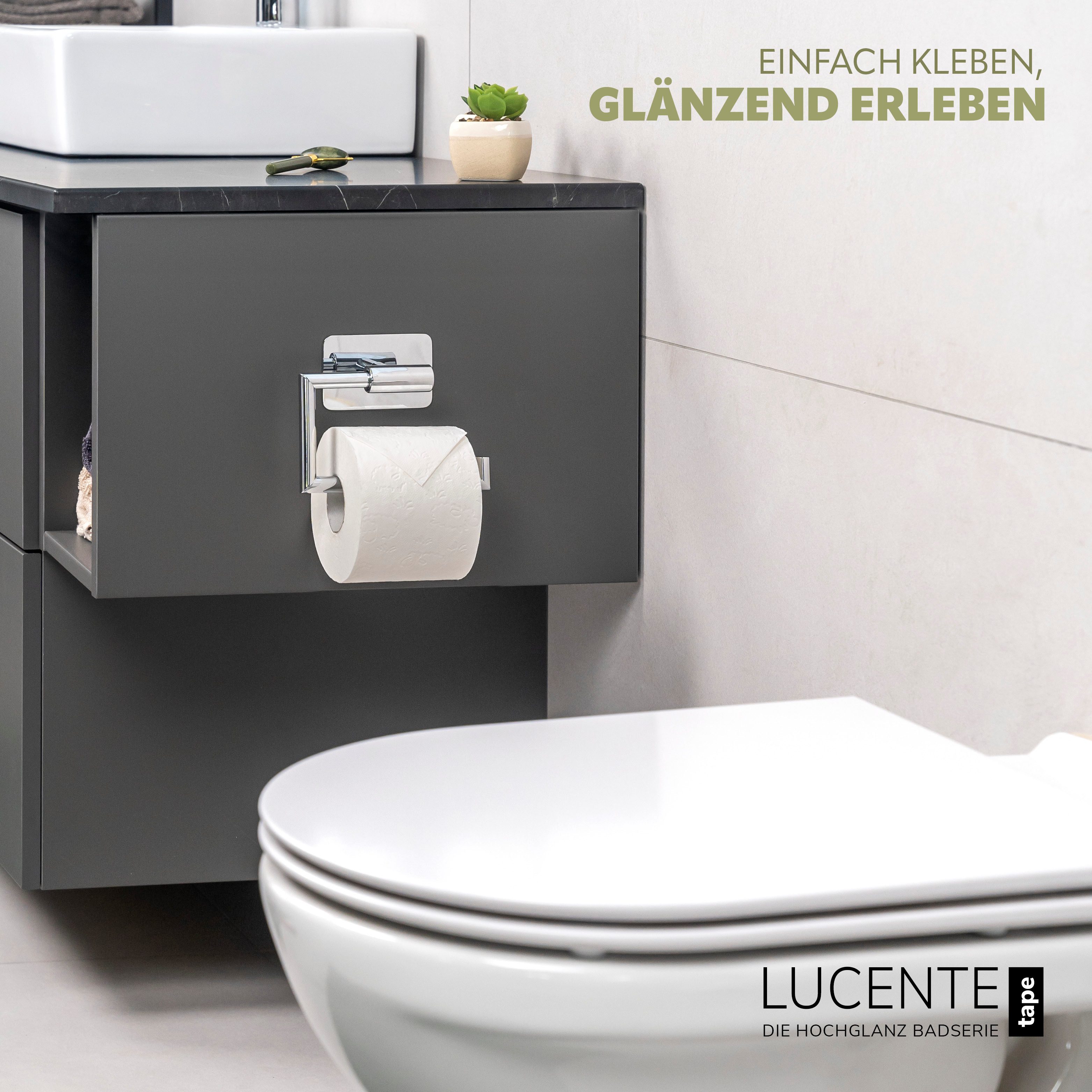 bremermann Toilettenpapierhalter Bad-Serie LUCENTE TAPE - günstig online kaufen
