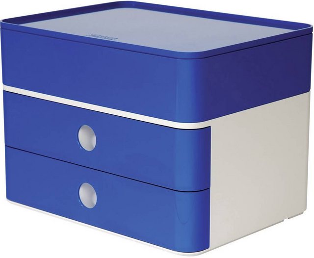 HAN Schubladenbox HAN SMART-BOX PLUS ALLISON 1100-14 Schubladenbox Weiß, Royalblau Anza