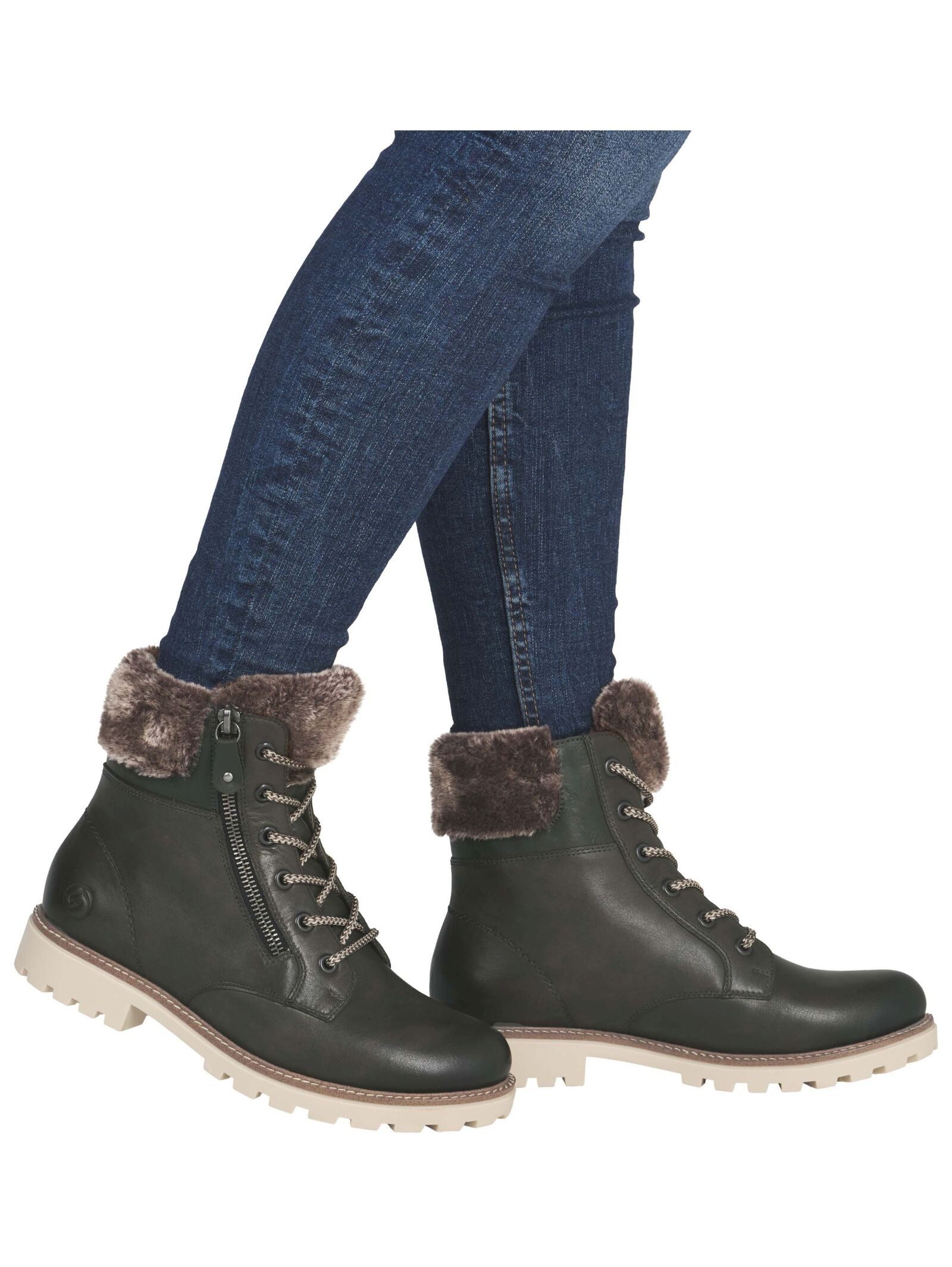 Remonte Remonte Stiefelette Leder/Textil Schnürstiefelette