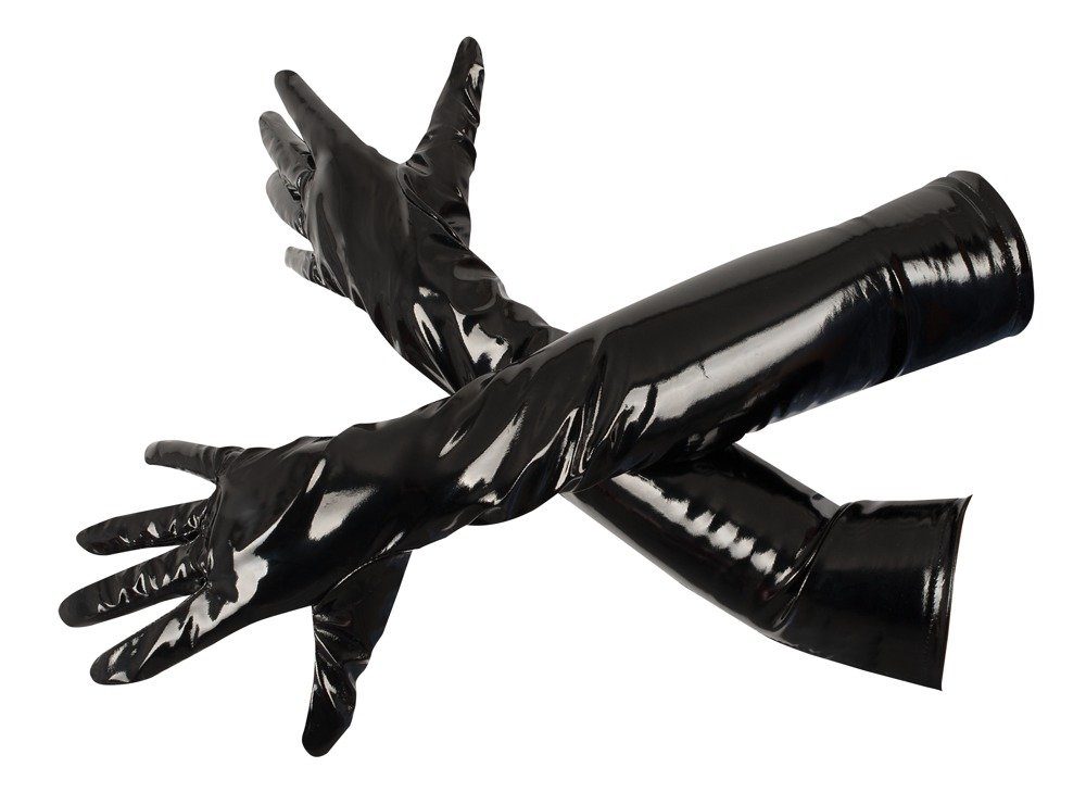 aus Lack Level Black Latexhandschuhe - - (L,M,S,XL) Black Handschuhe Level