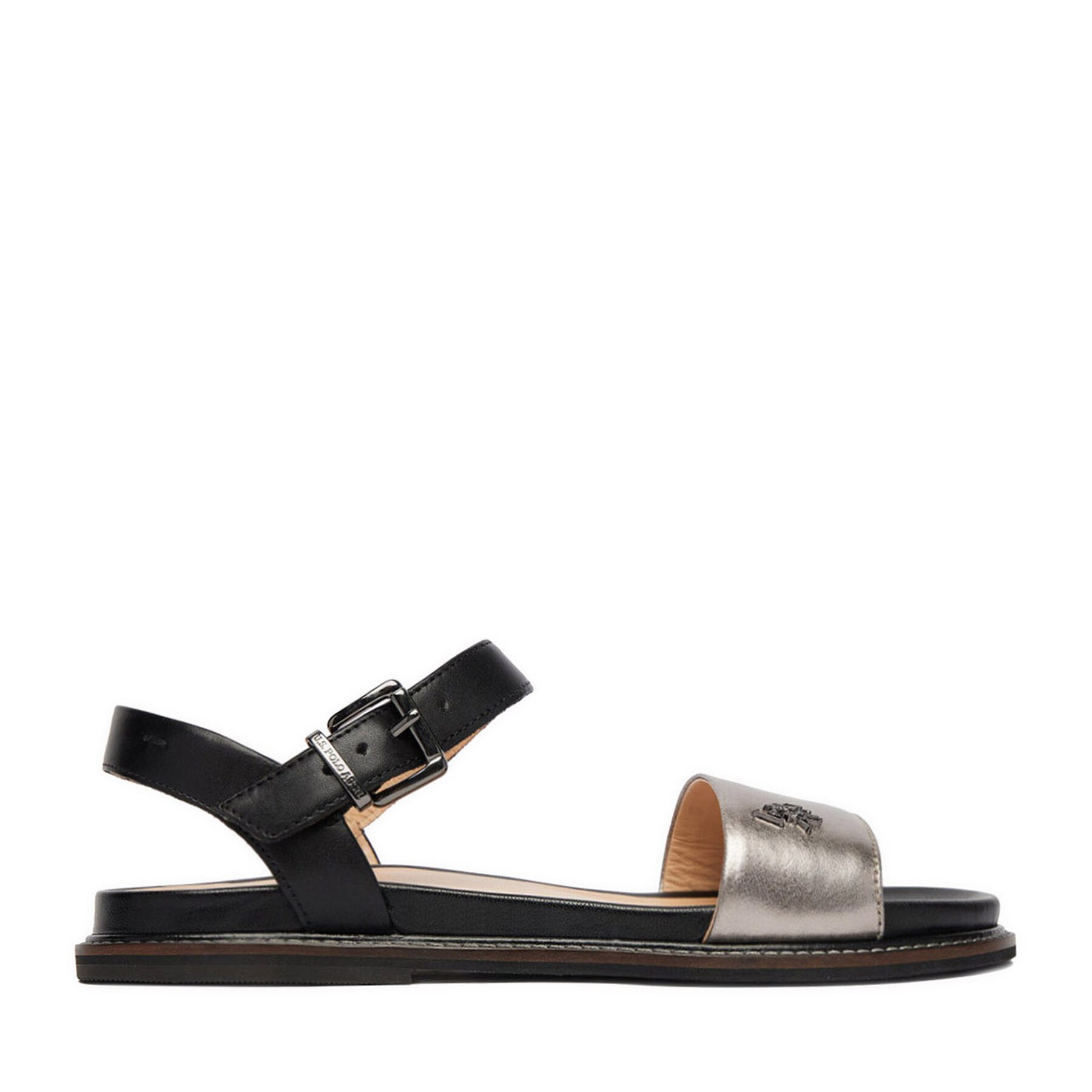 U.S. Polo Assn. US Polo Assn Damen-Sandalen in Silber Sandale