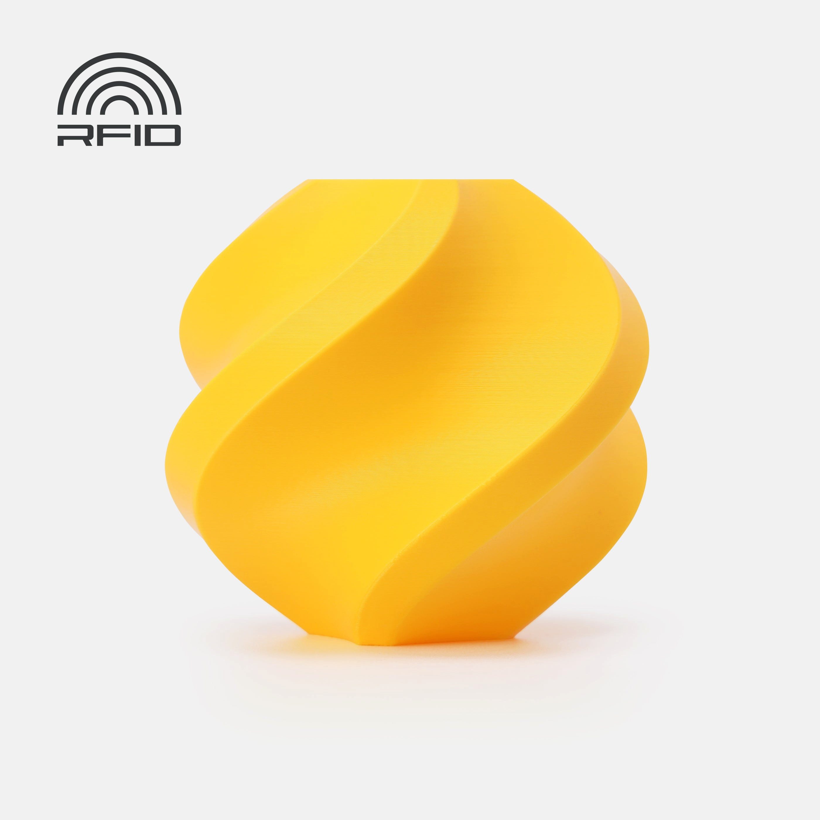 Bambu Lab Filament Bambu Lab PLA Basic Filament mit Spule 1kg, Glatte Oberflächentextur