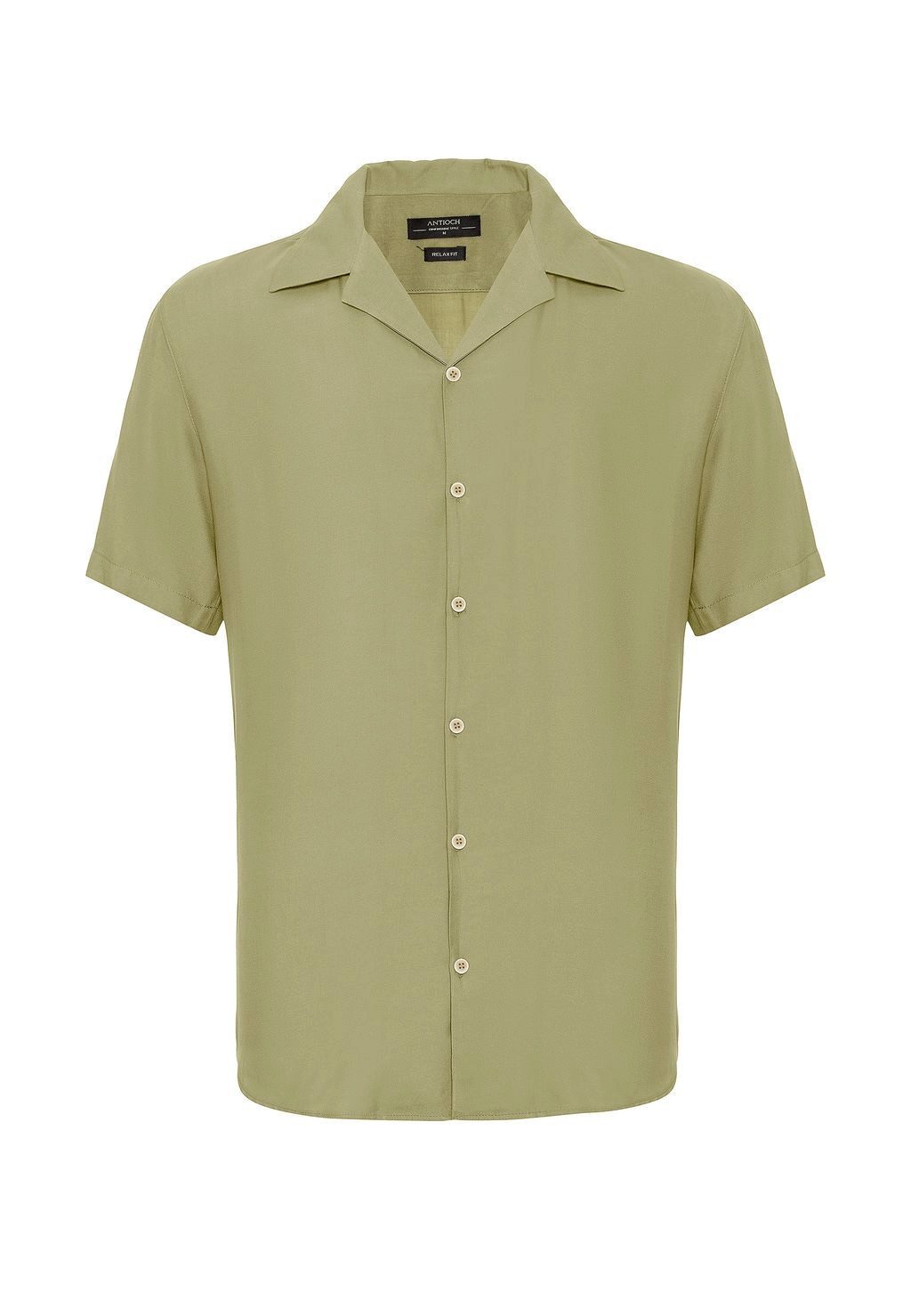 Blusenshirt Lapel Collar Short Sleeve Shirt