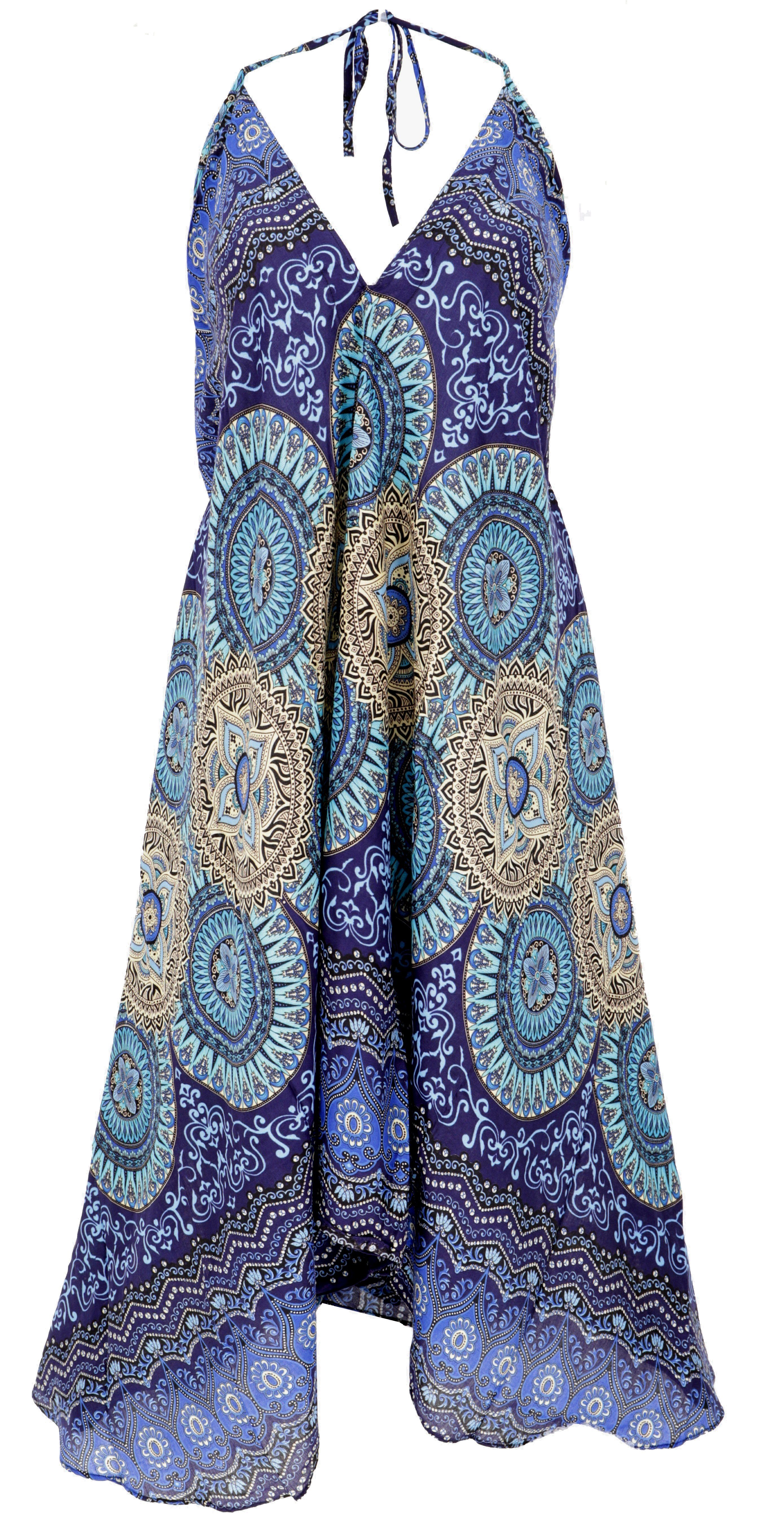 Guru-Shop Midikleid Boho Sommerkleid, Magic Dress, Maxikleid,.. alternative Bekleidung