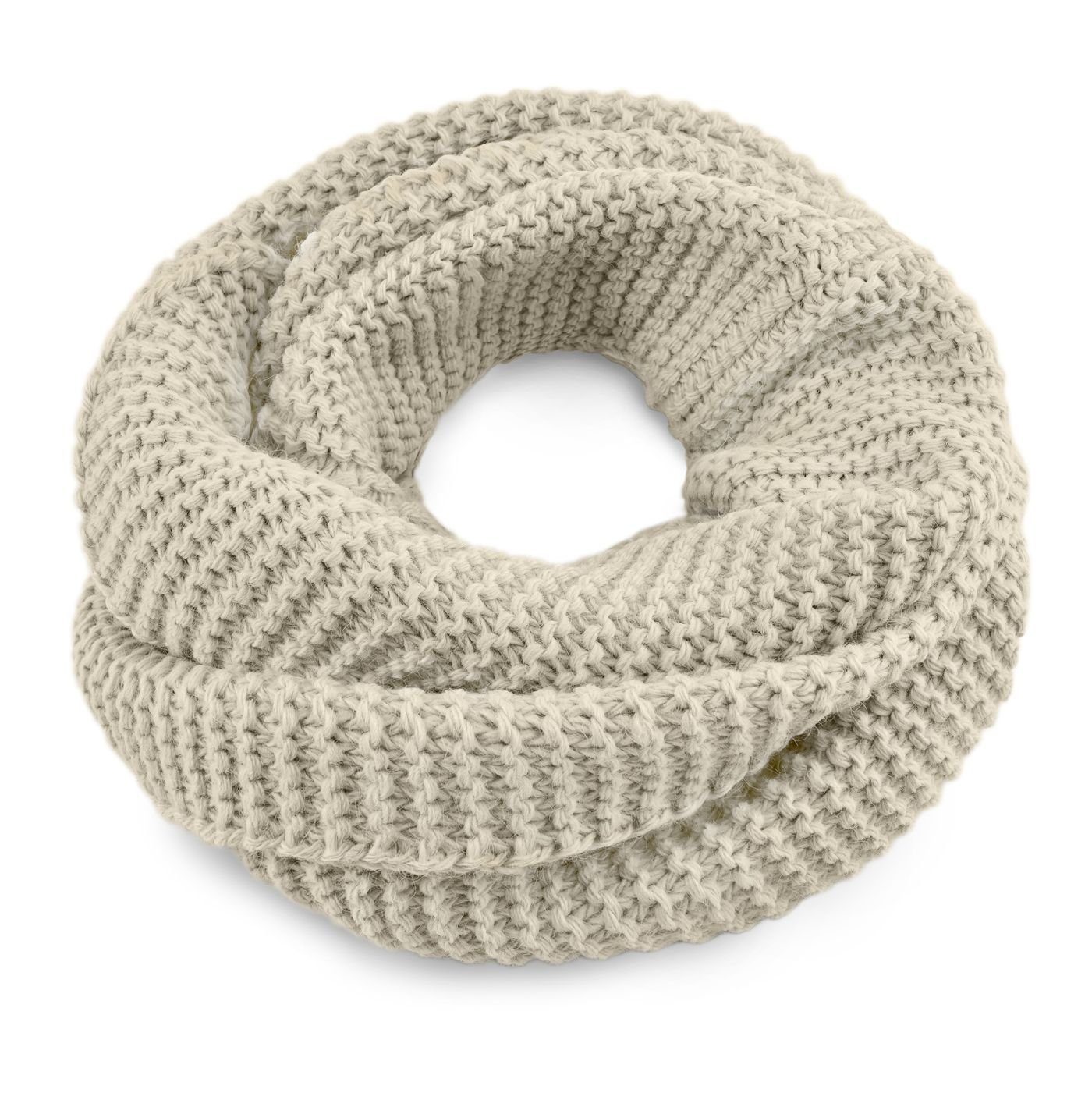 Loop Damen Loopschal Strickschal Schlauchschal Winterschal einfarbig Neverless®