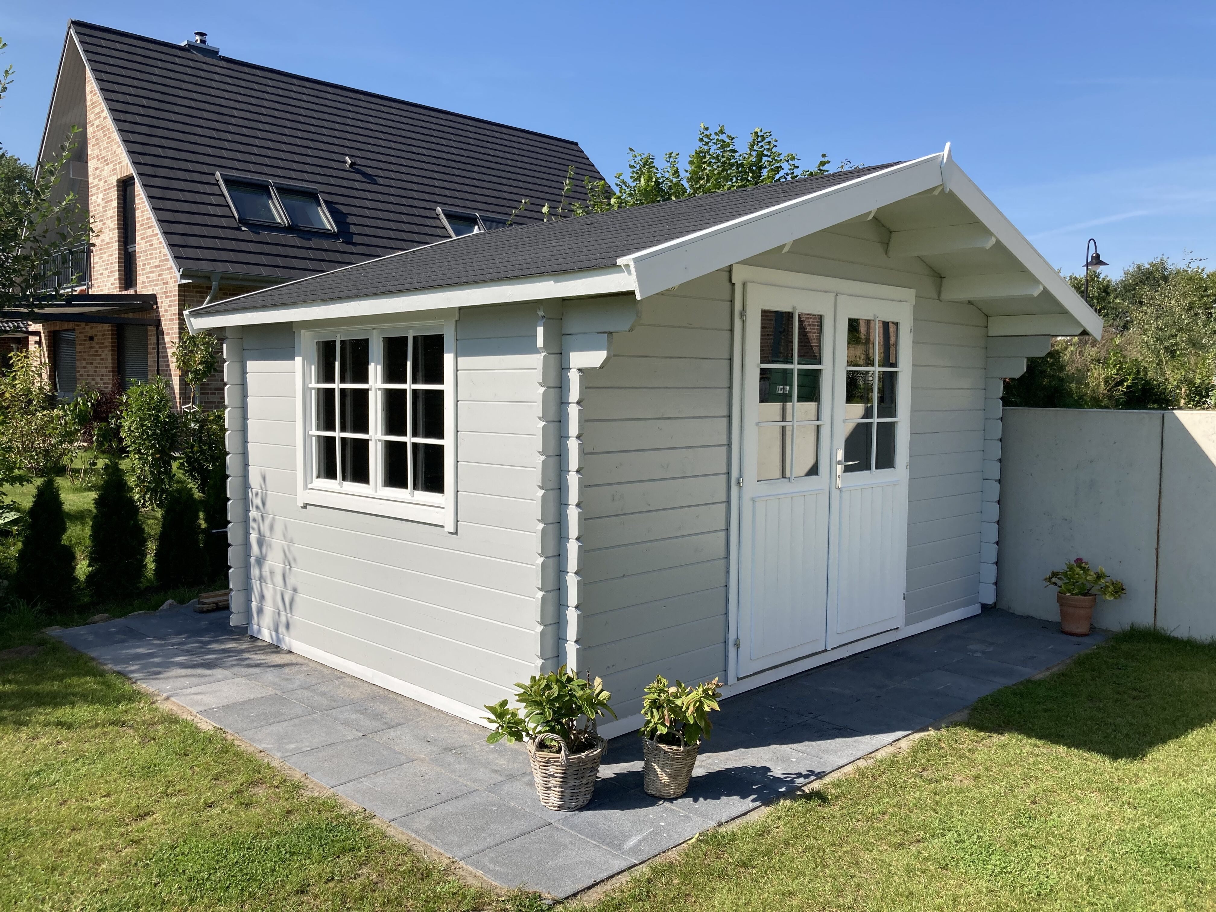 Fjordholz Gartenhaus David 34, BxT: 1200x4500 cm
