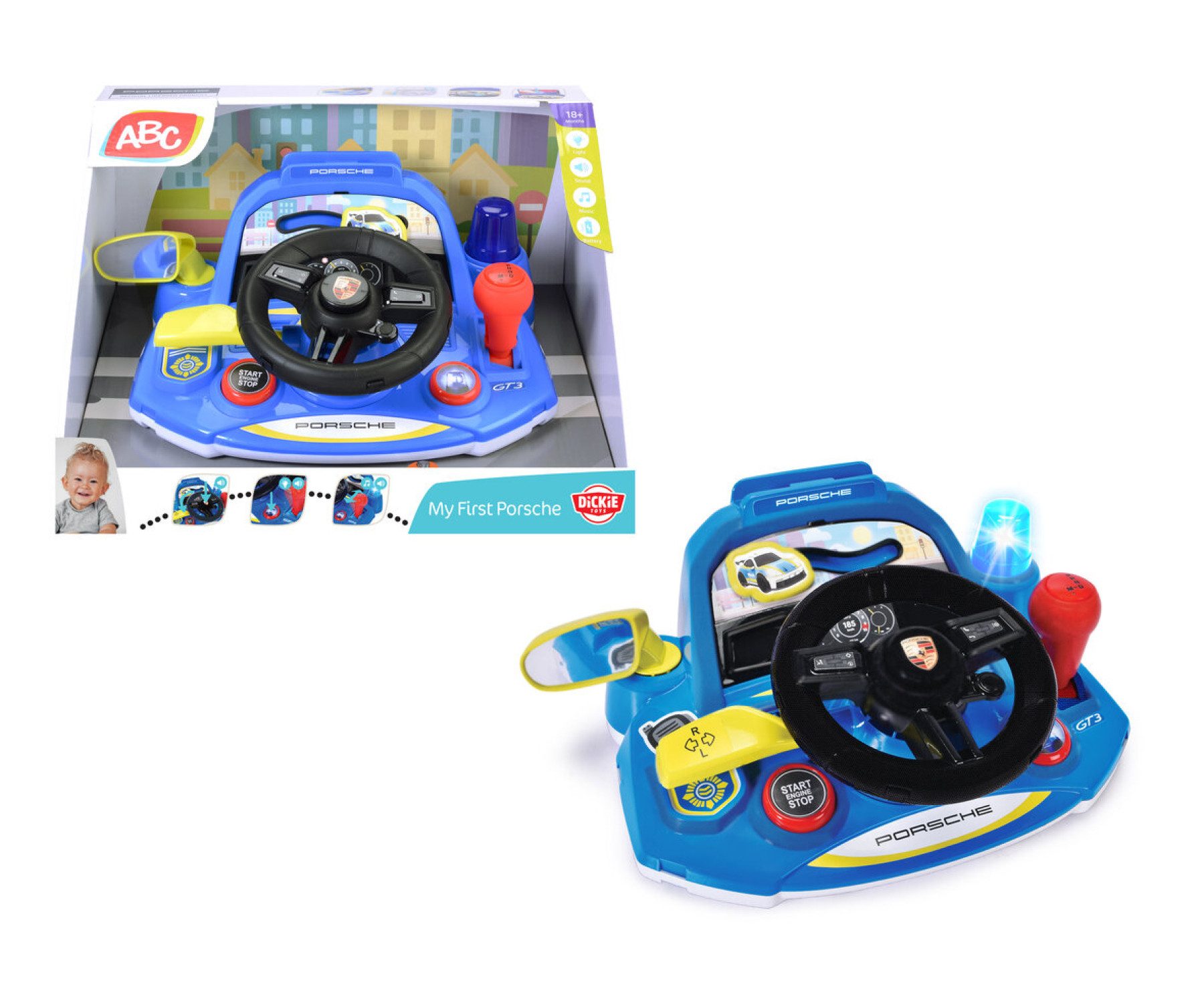 ABC Spielzeug-Auto My First Porsche, mit Licht und Sound
