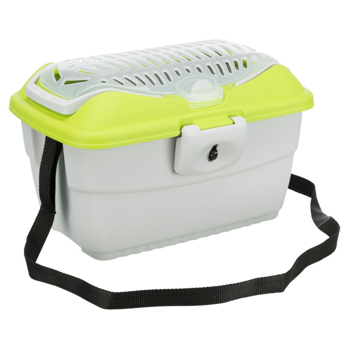 Tiertransportbox Transportbox Mini-Capri hellgrau/grün
