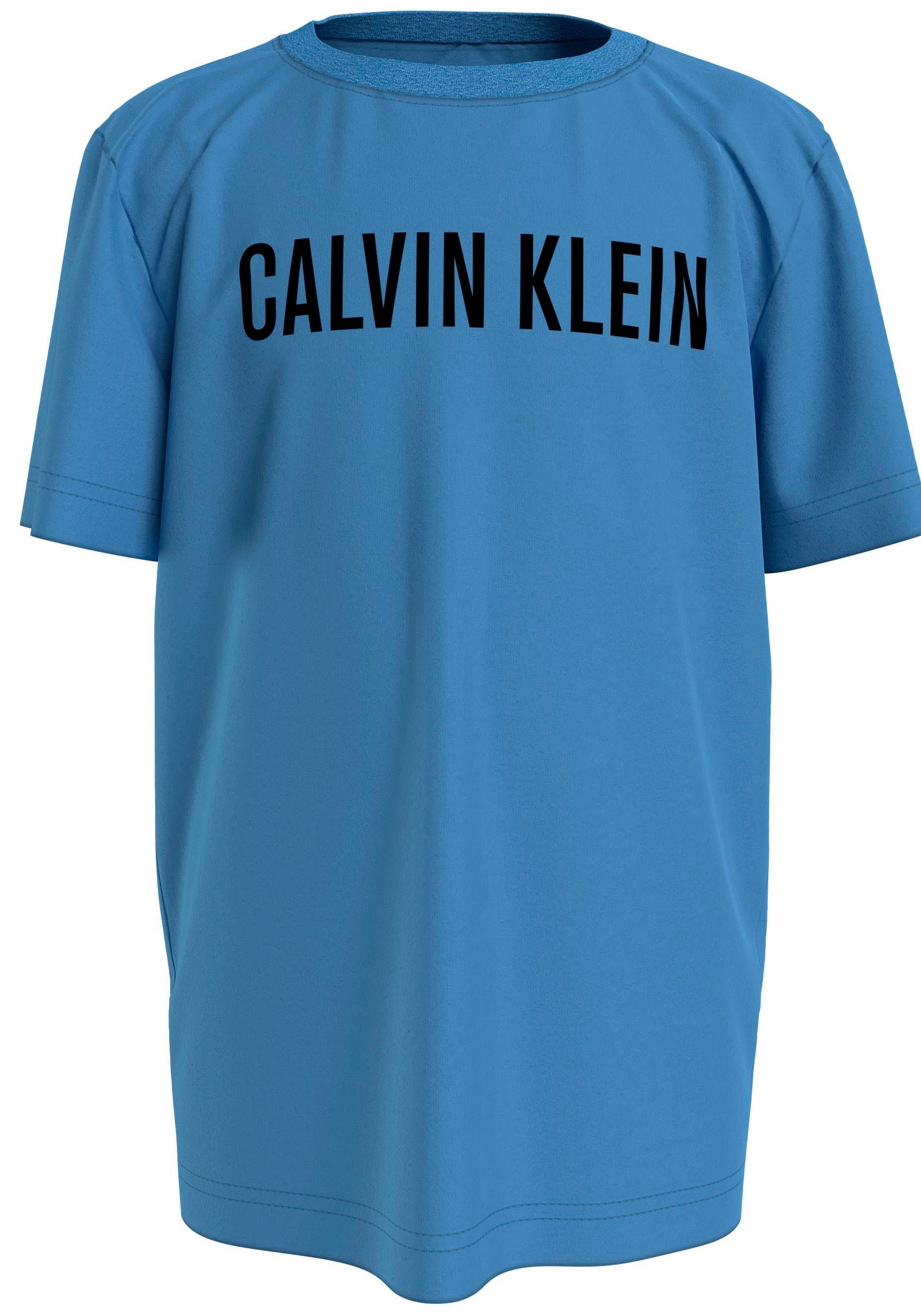 Logoprint, Baumwolle Hochwertiger 2PK 2-tlg., Reiner Klein Underwear 2er-Pack) T-Shirt Calvin mit aus (Packung, TEE Jersey