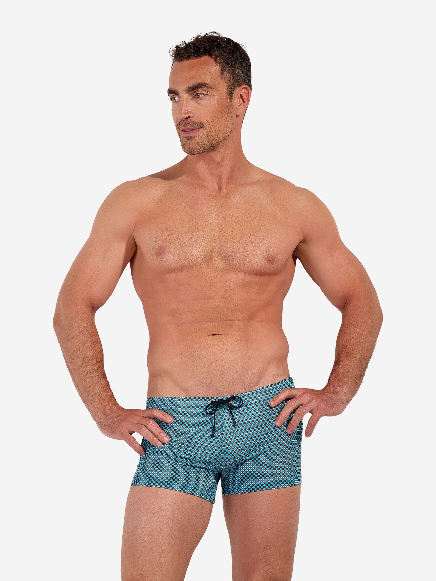 Hom Badeshorts Swim Shorts Cappuccino Schwimmshorts, Strandshorts, Badehose Shorts