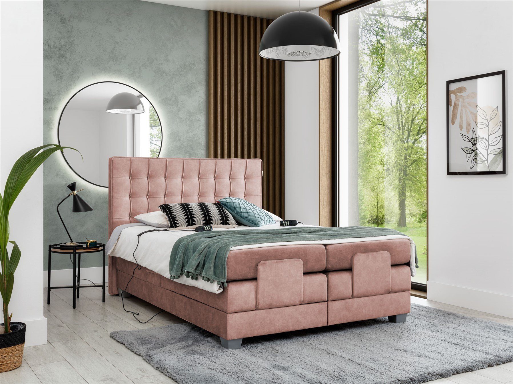 Fun Möbel Boxspringbett Boxspringbett Schlafzimmerbett MAXIMA günstig online kaufen
