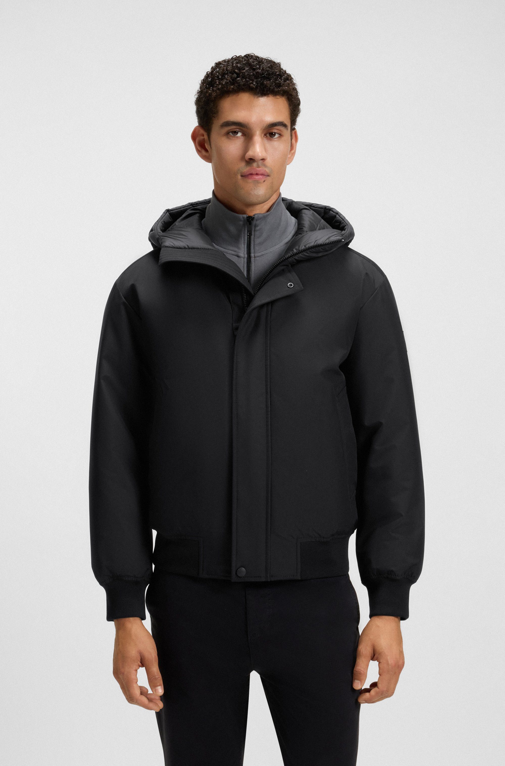 BOSS ORANGE Blouson Osis relaxed fit, mit wattierter Kapuze, verdeckter Rei günstig online kaufen