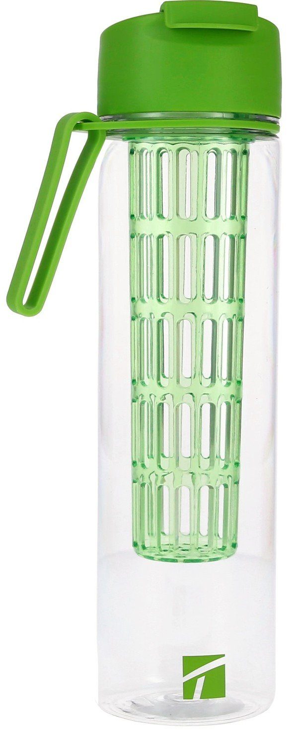 Trudeau Trinkflasche Trudeau Maison Trinkflasche mit Fruchteinsatz 500 ml in grün