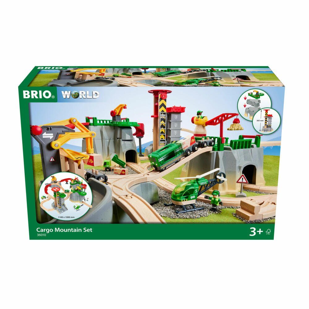 BRIO® Spielzeugeisenbahn-Erweiterung Gebirgs-Frachten Set Deluxe
