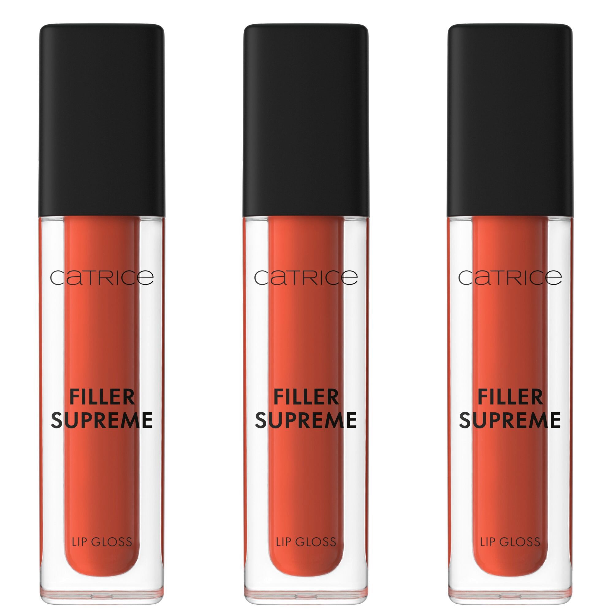 Catrice Lipgloss FILLER SUPREME LIP GLOSS, 3-tlg., für vollere Lippen und ein glänzendes Finish