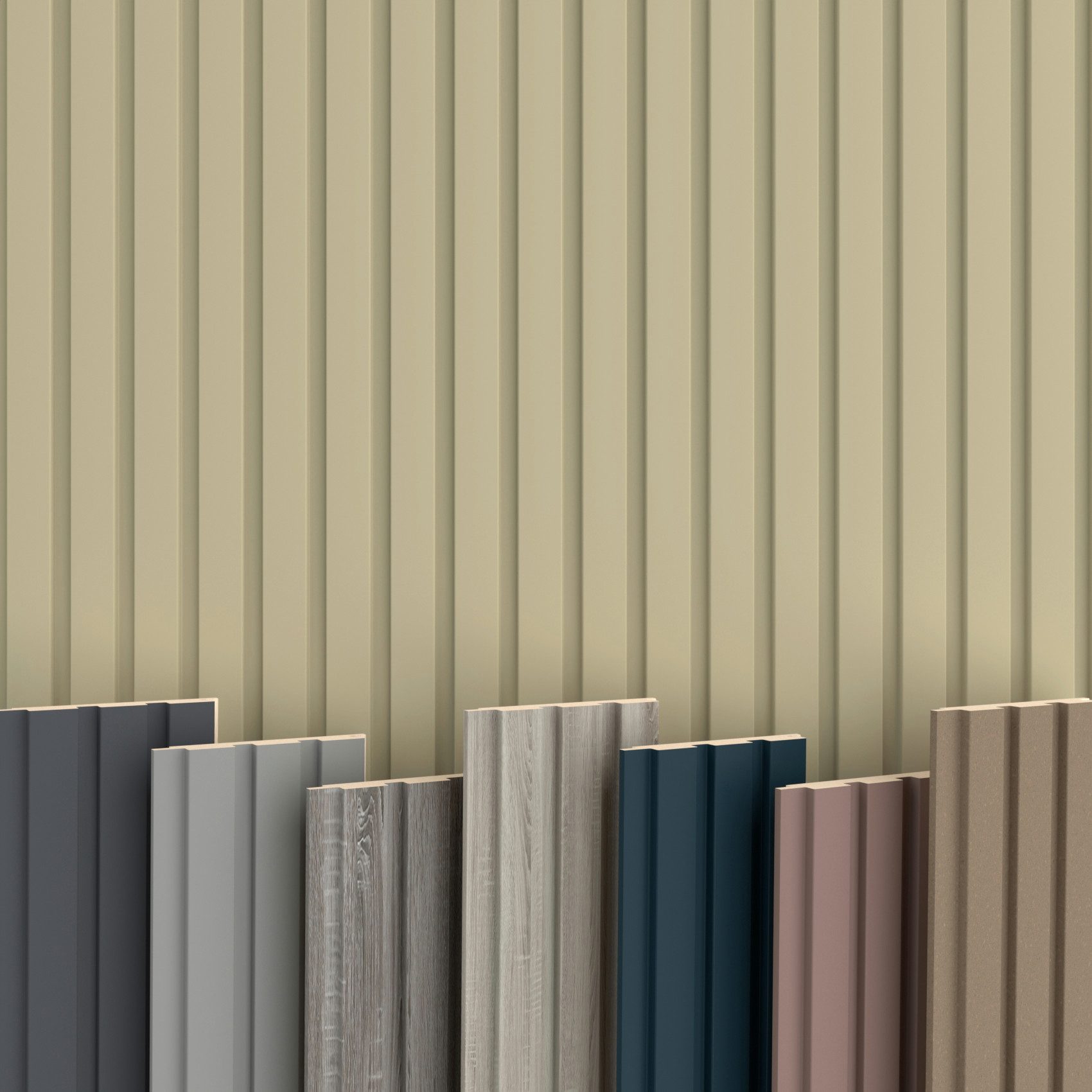 Hexim Wanddekoobjekt Startprofil Beats De Luxe Palomino (Beats Lamellen 2,75m MDF Lamellenwand Wandpaneele Lamellenverkleidung Wandverkleidung Akusiktpaneele Holzpaneele Natur Holz (1 Startprofil, Beats De Luxe Palomino)