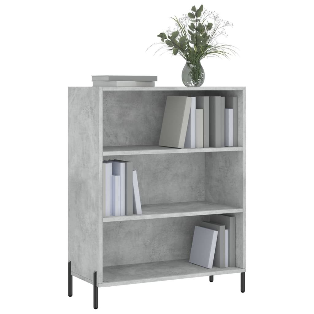 vidaXL Standregal Regalschrank Betongrau 69,5x32,5x90 cm günstig online kaufen