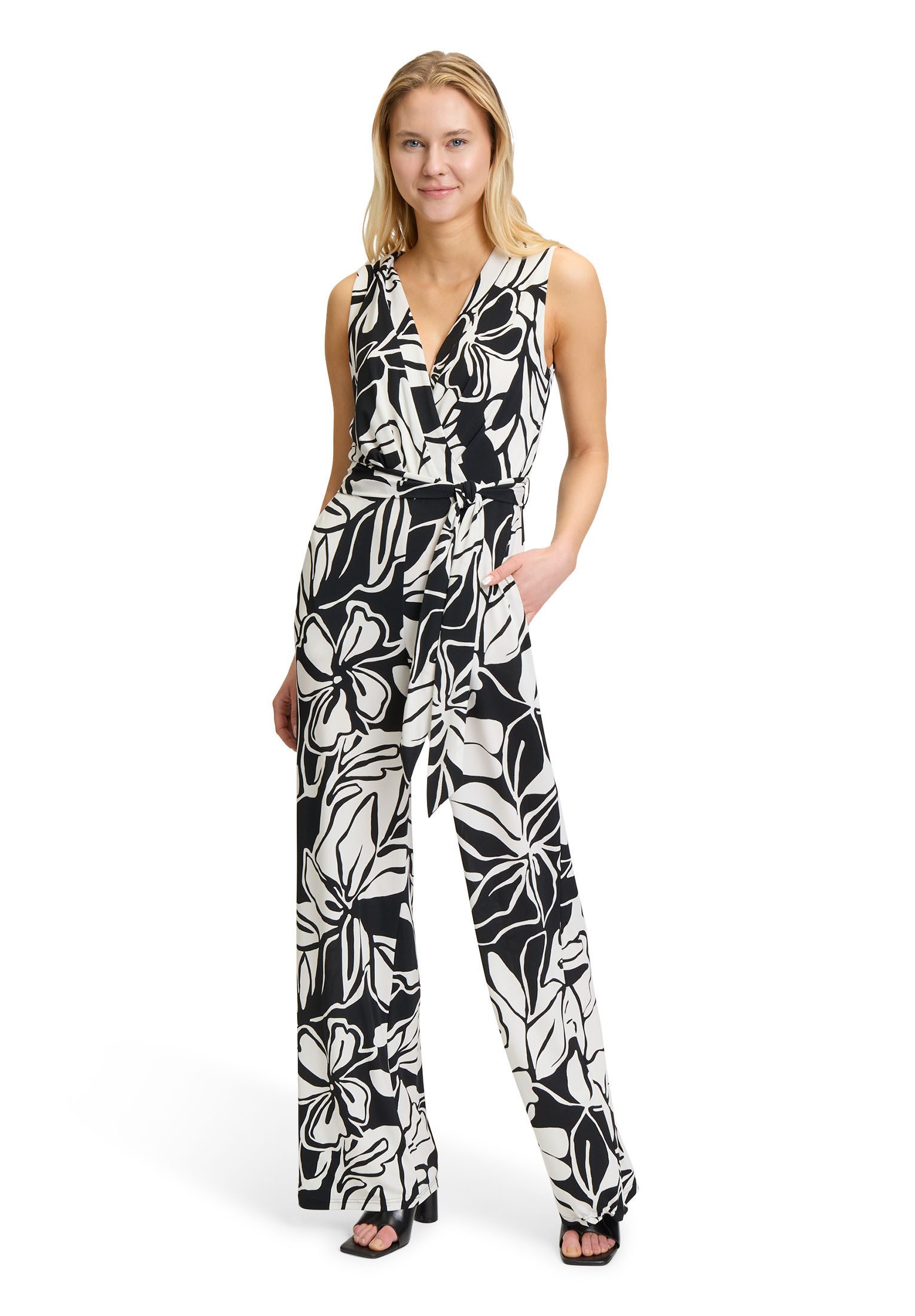 Vera Mont Overall Damen mit Bindegürtel (1-tlg) Druck günstig online kaufen