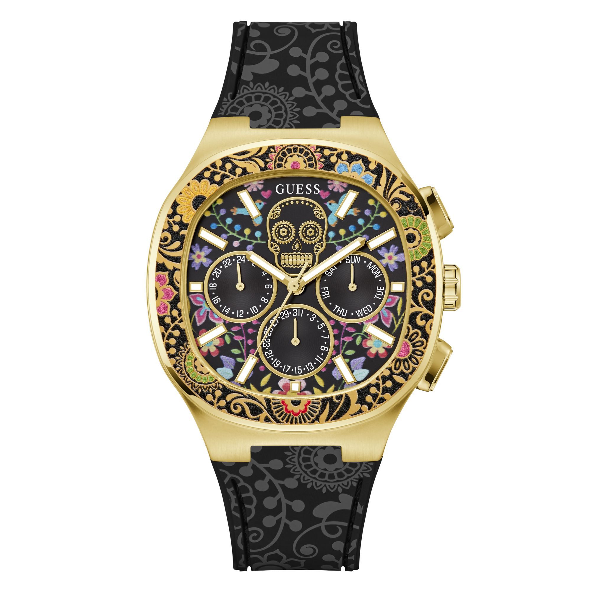 Guess Quarzuhr Day of the Dead günstig online kaufen