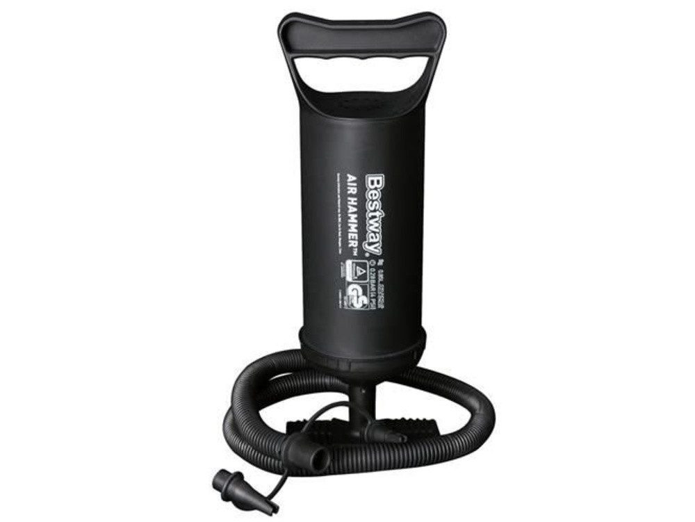 Bestway Handpumpe Poolpumpe Luftpumpe (Spar-Set, 1-tlg., 3 Spitzen), keinen Stromanschluss, ideal für den mobilen Einsatz im Freien