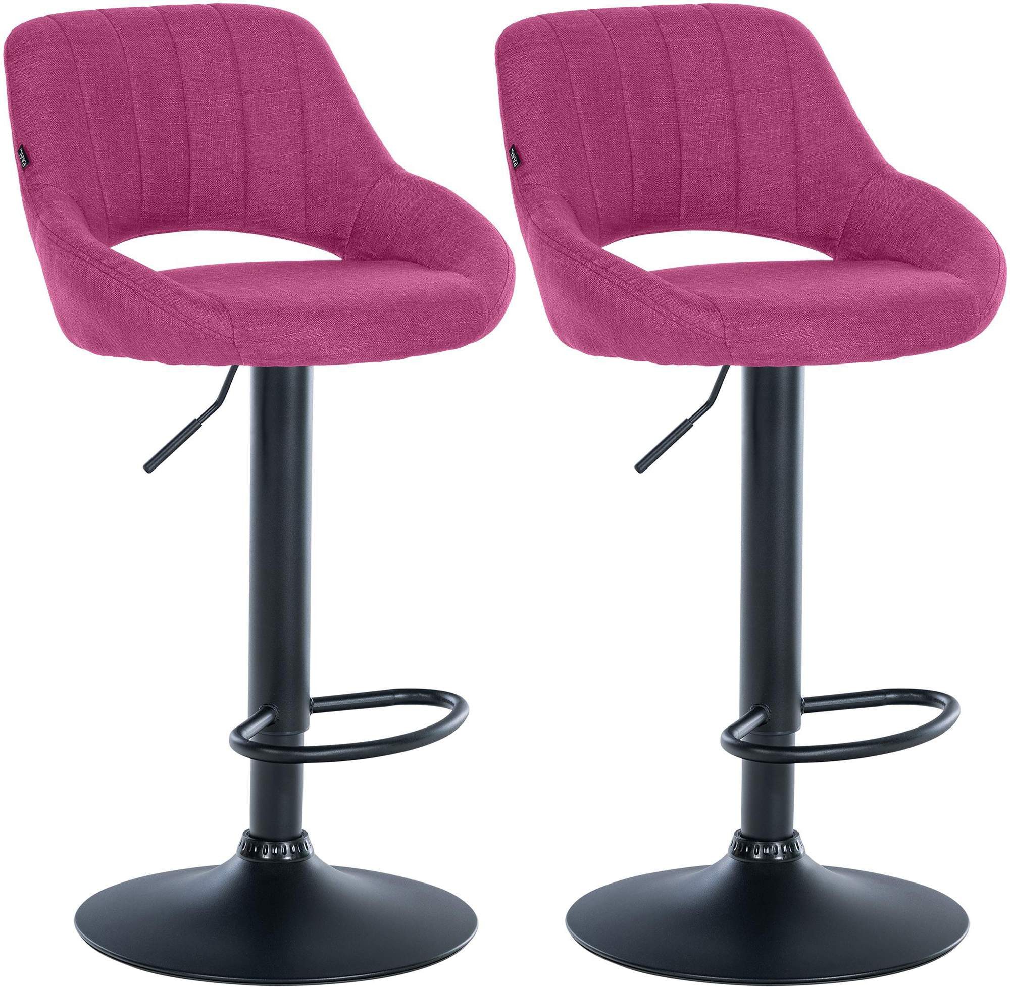 CLP Barhocker Milet Stoff (2er Set, günstig online kaufen