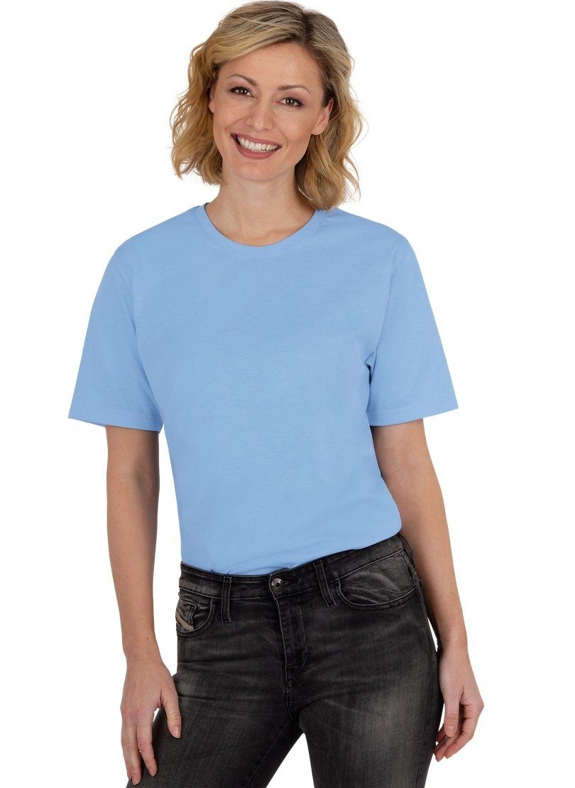 T-Shirt Trigema horizont DELUXE TRIGEMA T-Shirt Baumwolle