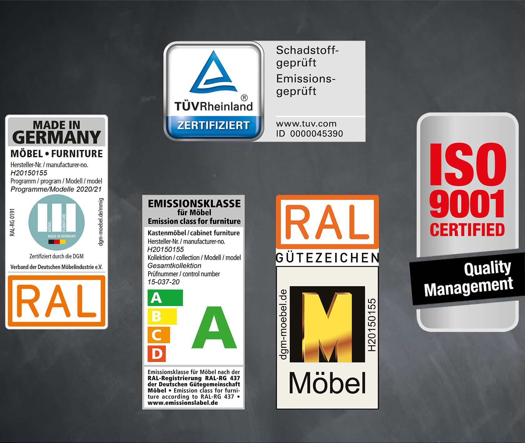 WIEMANN Holzbett Bern, 4-fach Liegehöhenverstellung