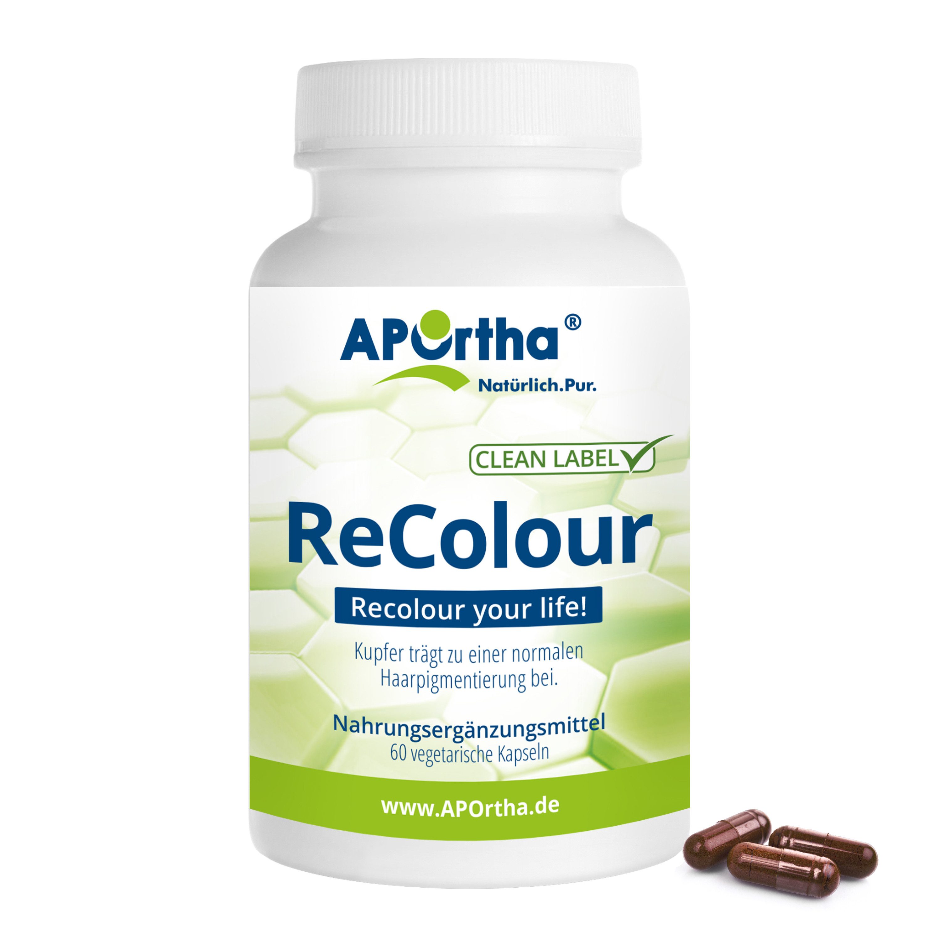APOrtha® ReColour mit MELATINE® - 60 Kapseln Kapseln