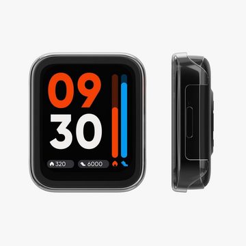 kwmobile Smartwatch-Hülle 2x Hülle für Realme Watch 3, Fullbody Fitnesstracker Glas Cover Case Schutzhülle Set